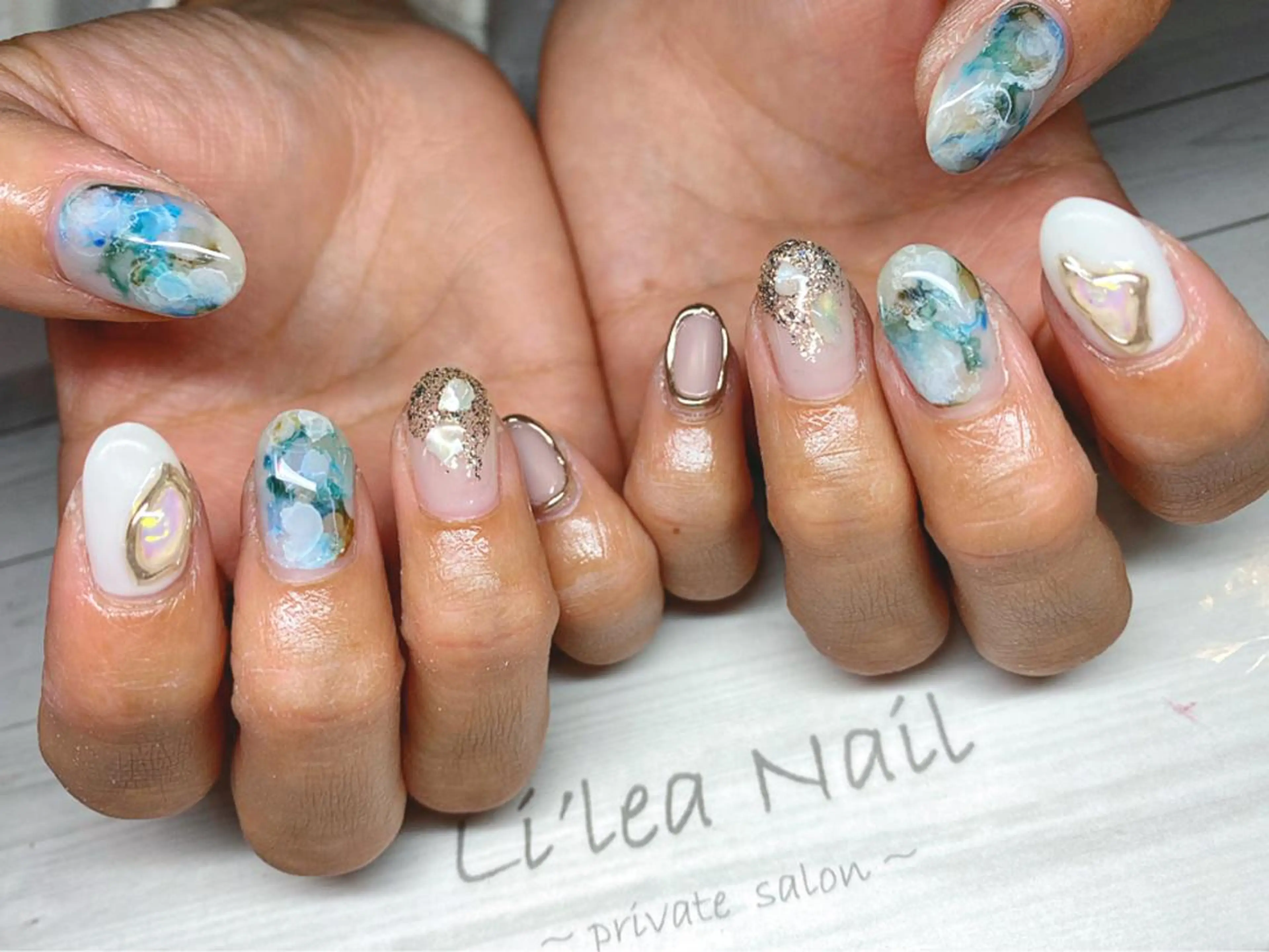 ネイル Li'leaNail AINAのネイルデザイン