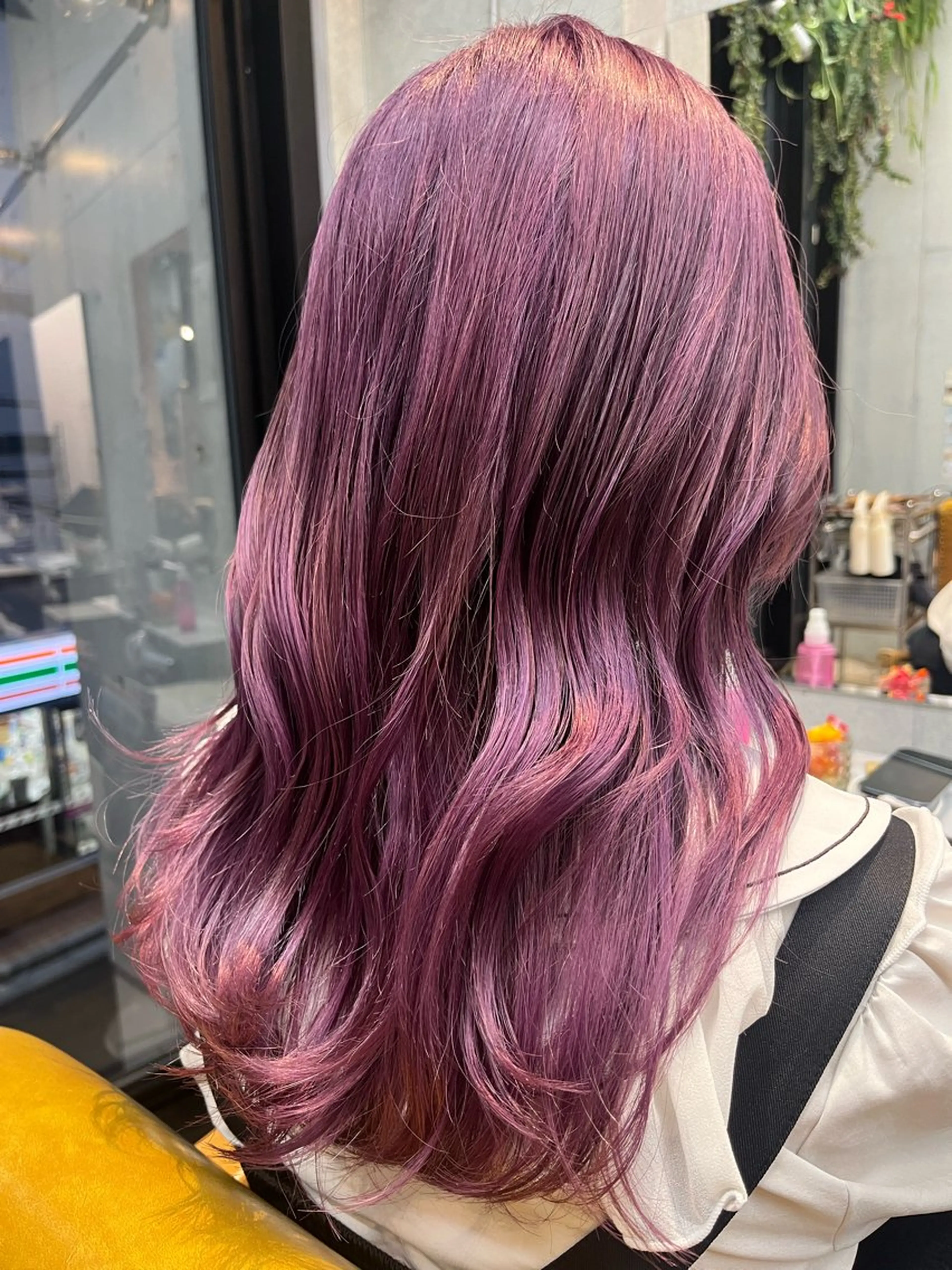 ロング カコ/レイヤーカット ヘアアレンジのヘアスタイル