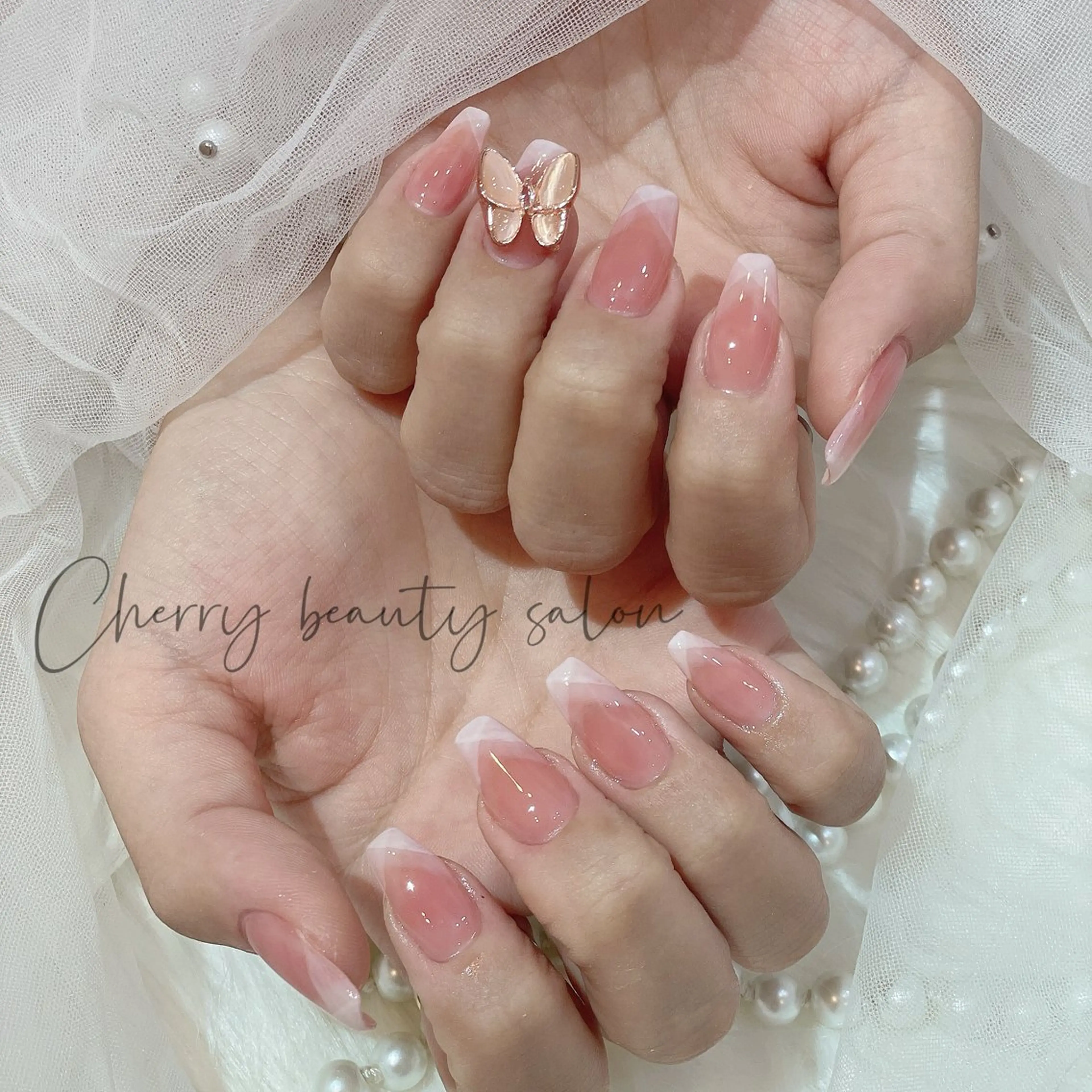 ネイル ハンドネイル ハンドケア SAKURA 🍒のネイルデザイン