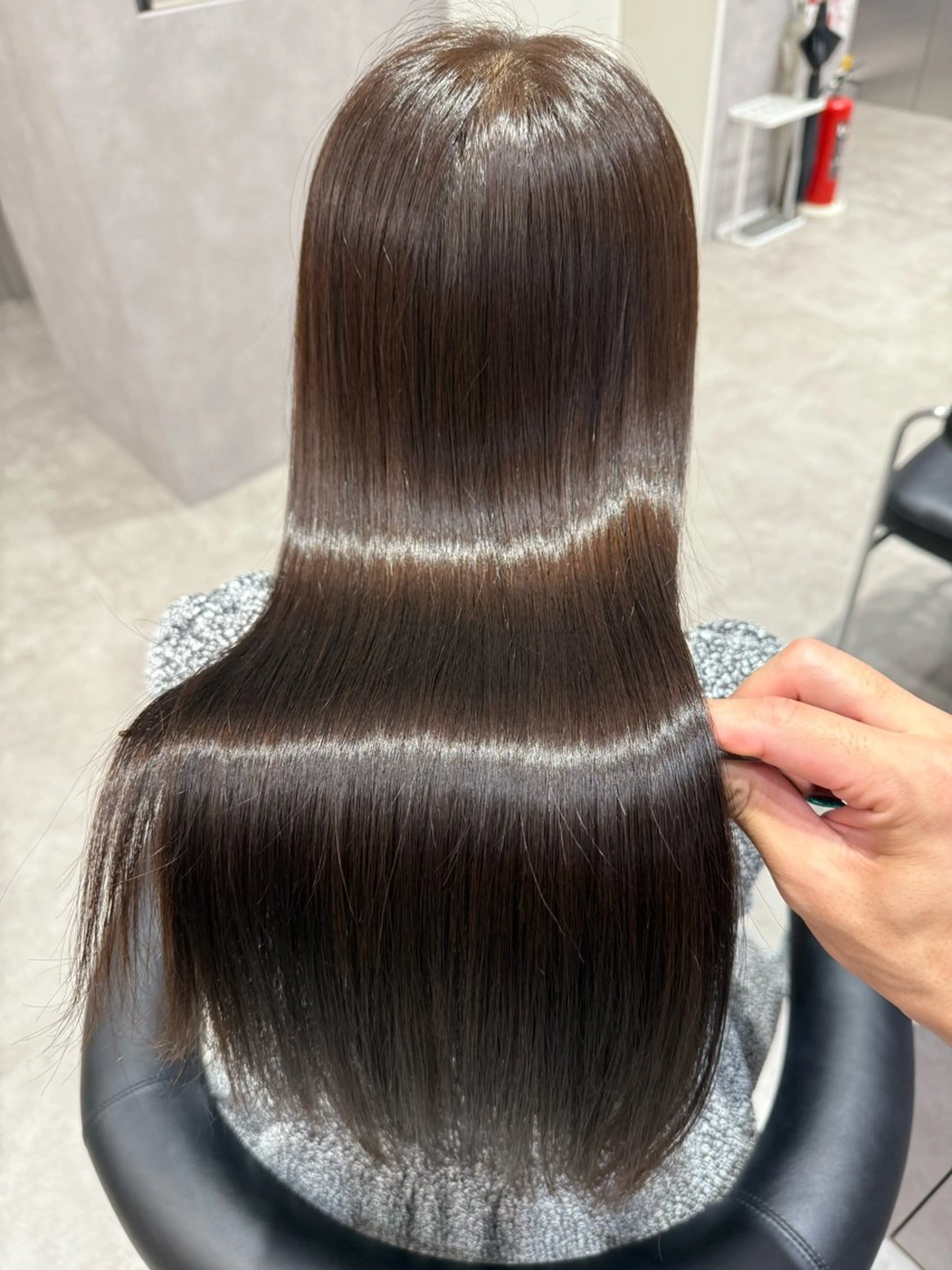 ロング カラー パーマ ヘアアレンジ 髪質改善 縮毛矯正 トリートメント ストレートパーマ カット ヘアカラー 縮毛矯正 トリートメント salowin新宿East3階所属・艶美髪/髪質改善 /縮毛矯正/木元渓太のヘアスタイル