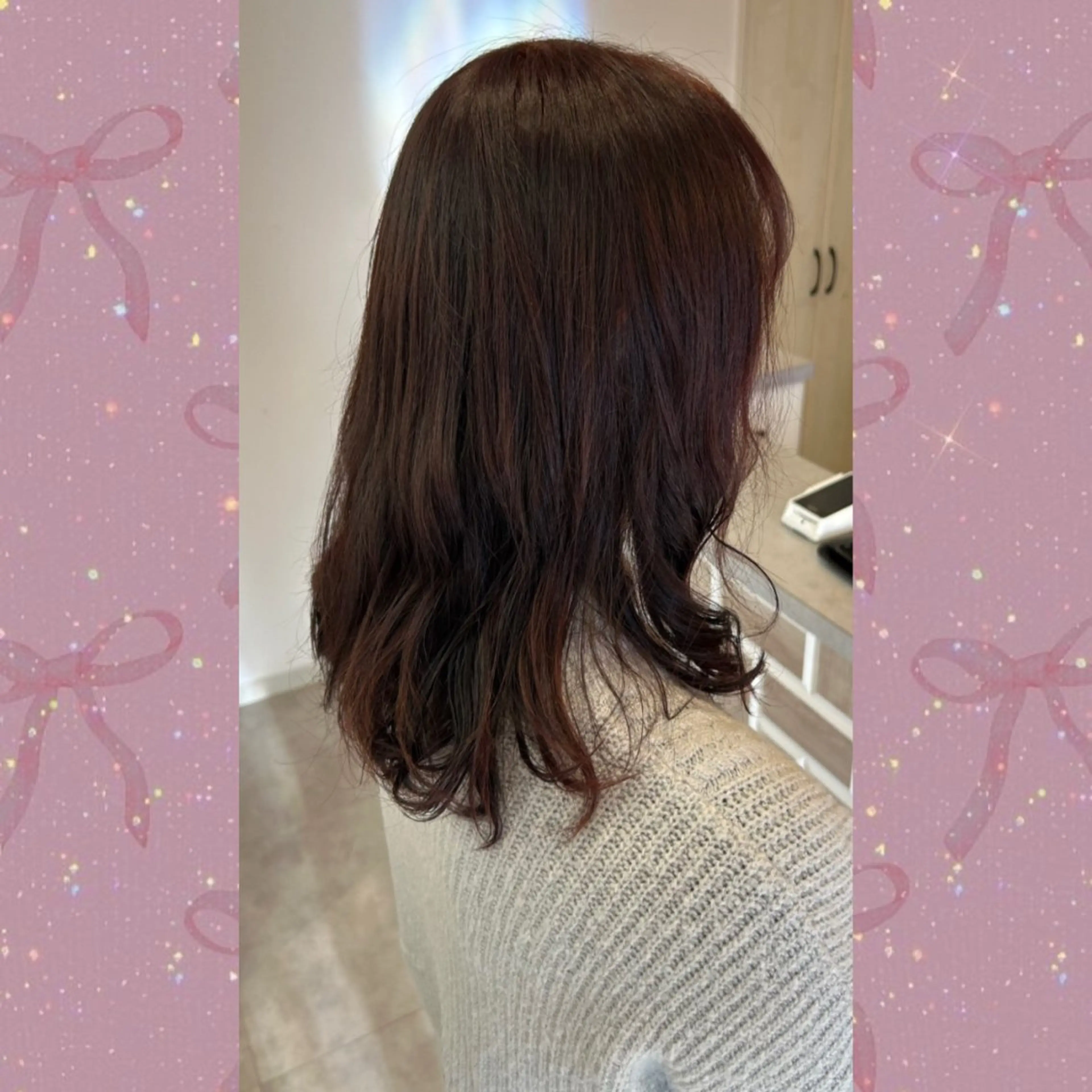 カラー ベージュカラー ピンクカラー ピンクベージュ ヘアカラー 渡邊 玲来のヘアスタイル