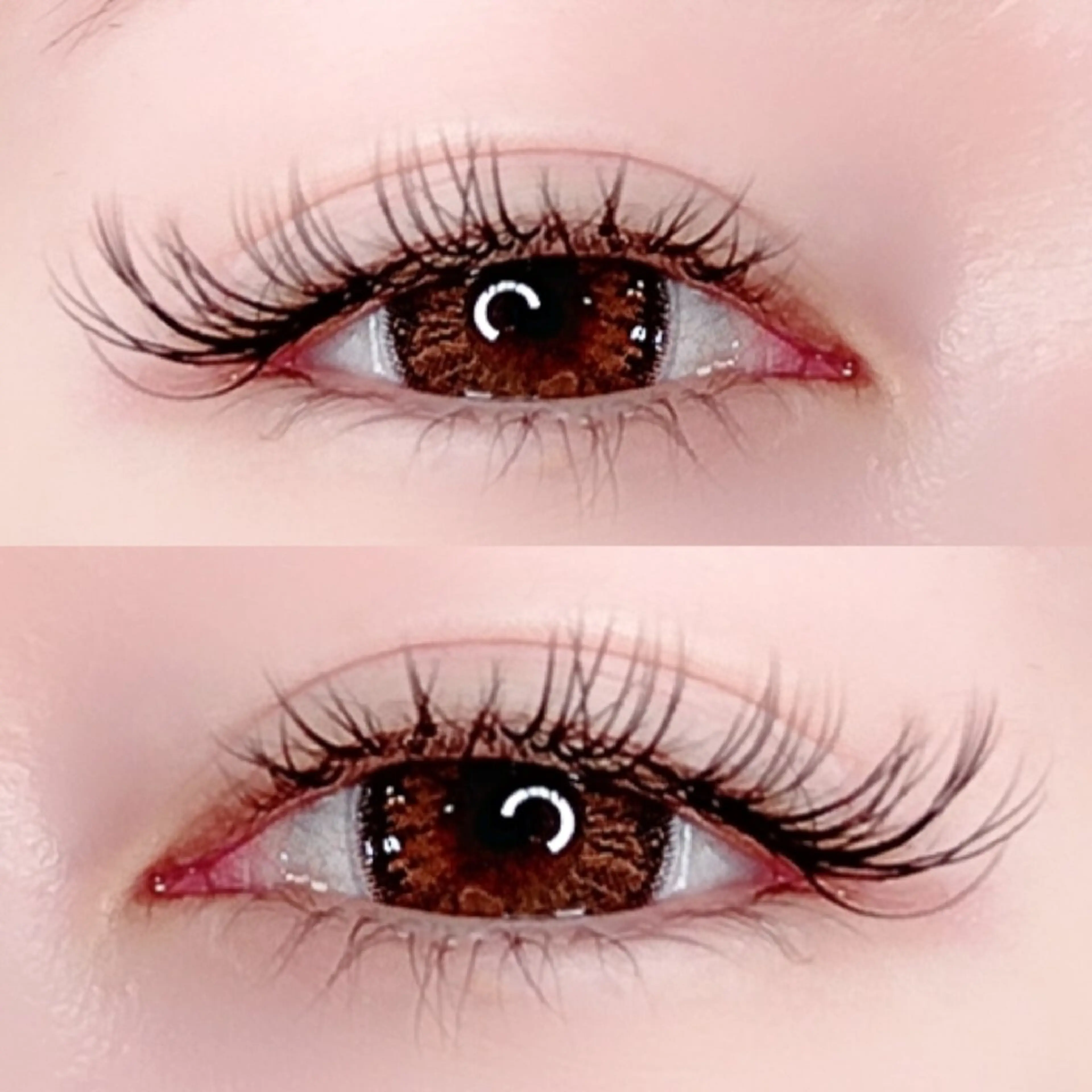 マツエク・マツパ 目尻長め マツエク linda ABEのマツエク・マツパデザイン