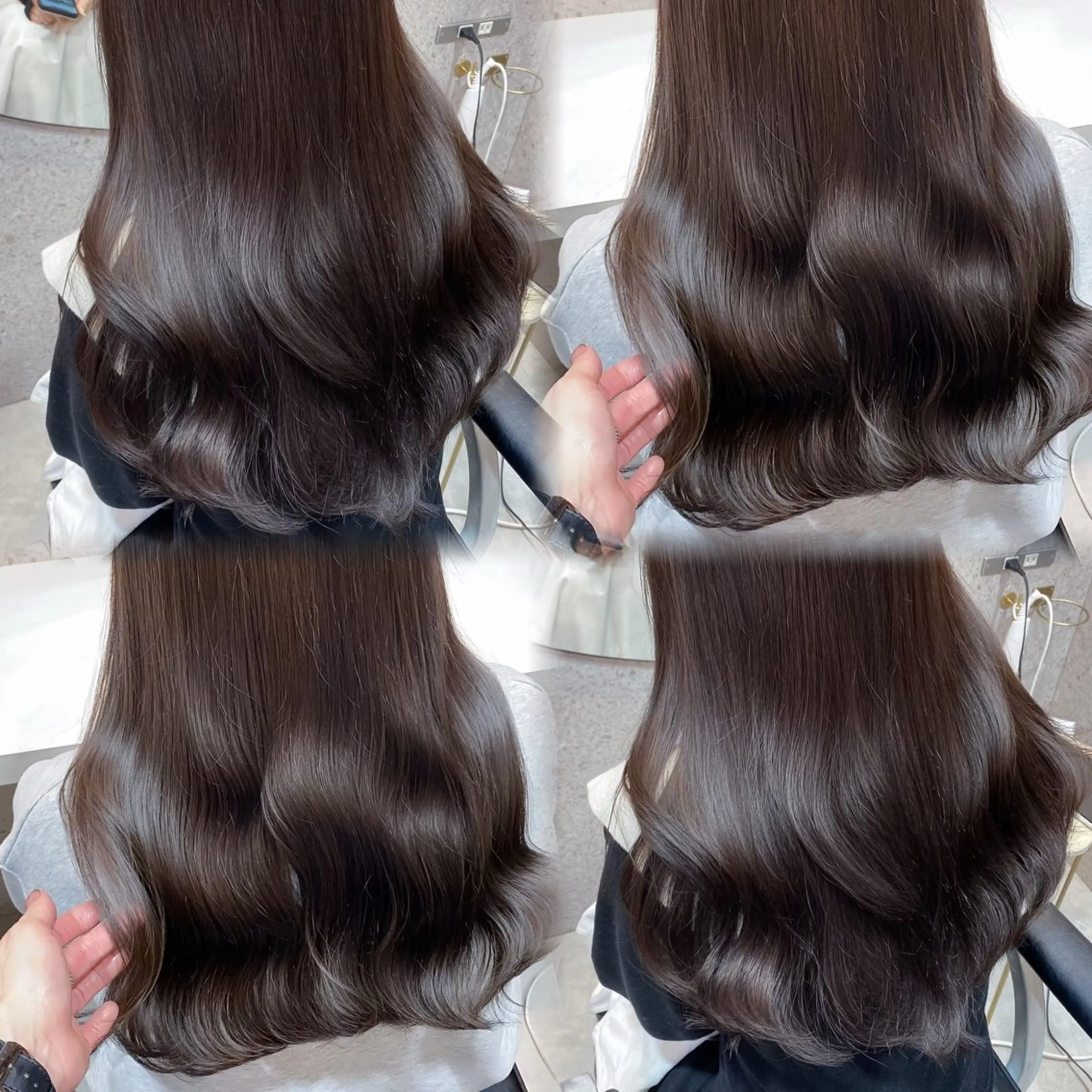 透明感カラー✨ × 1step treatment🩶の写真