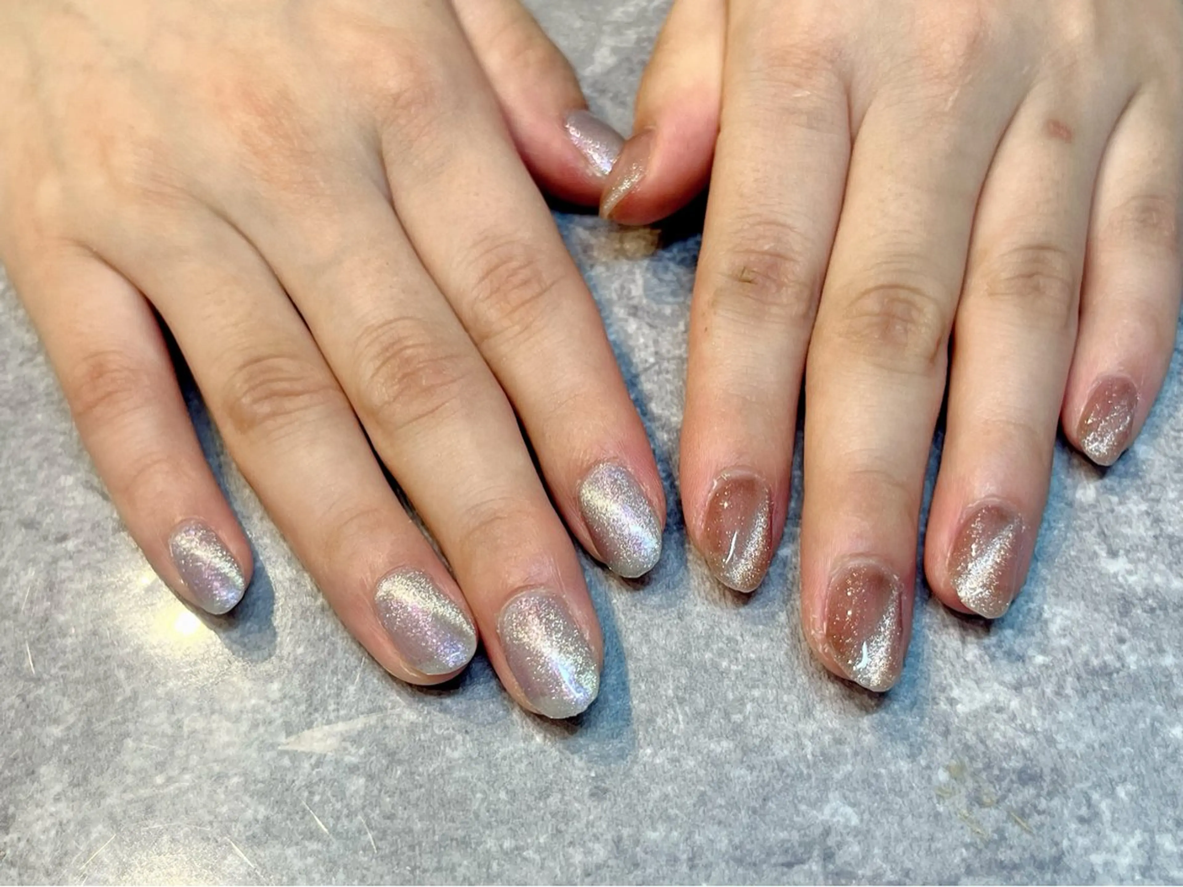 ネイル マグネットネイル ワンカラーネイル nail salon kicchiのネイルデザイン