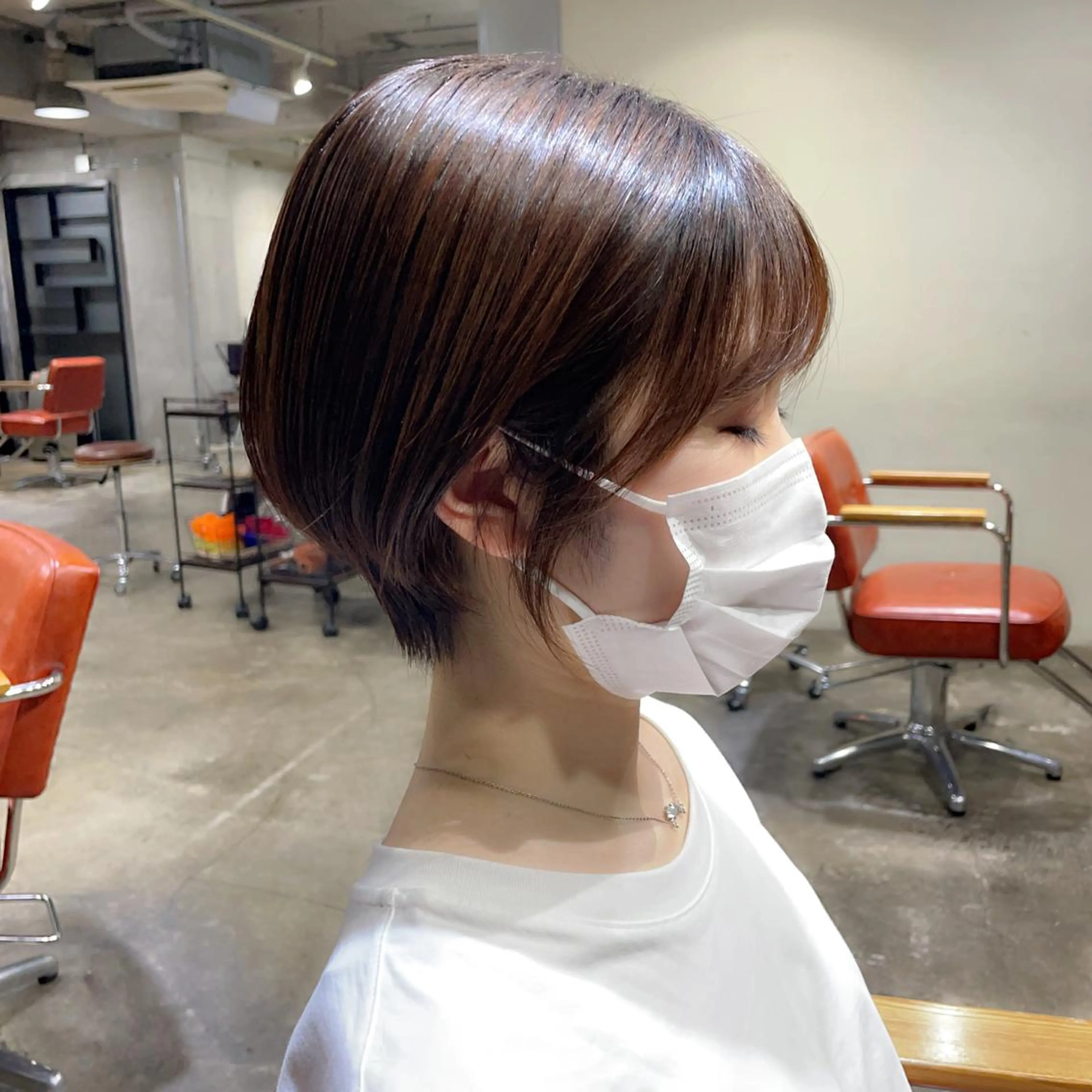 ショート カラー ショートヘア 🕊miki モテ髪🫧のヘアスタイル