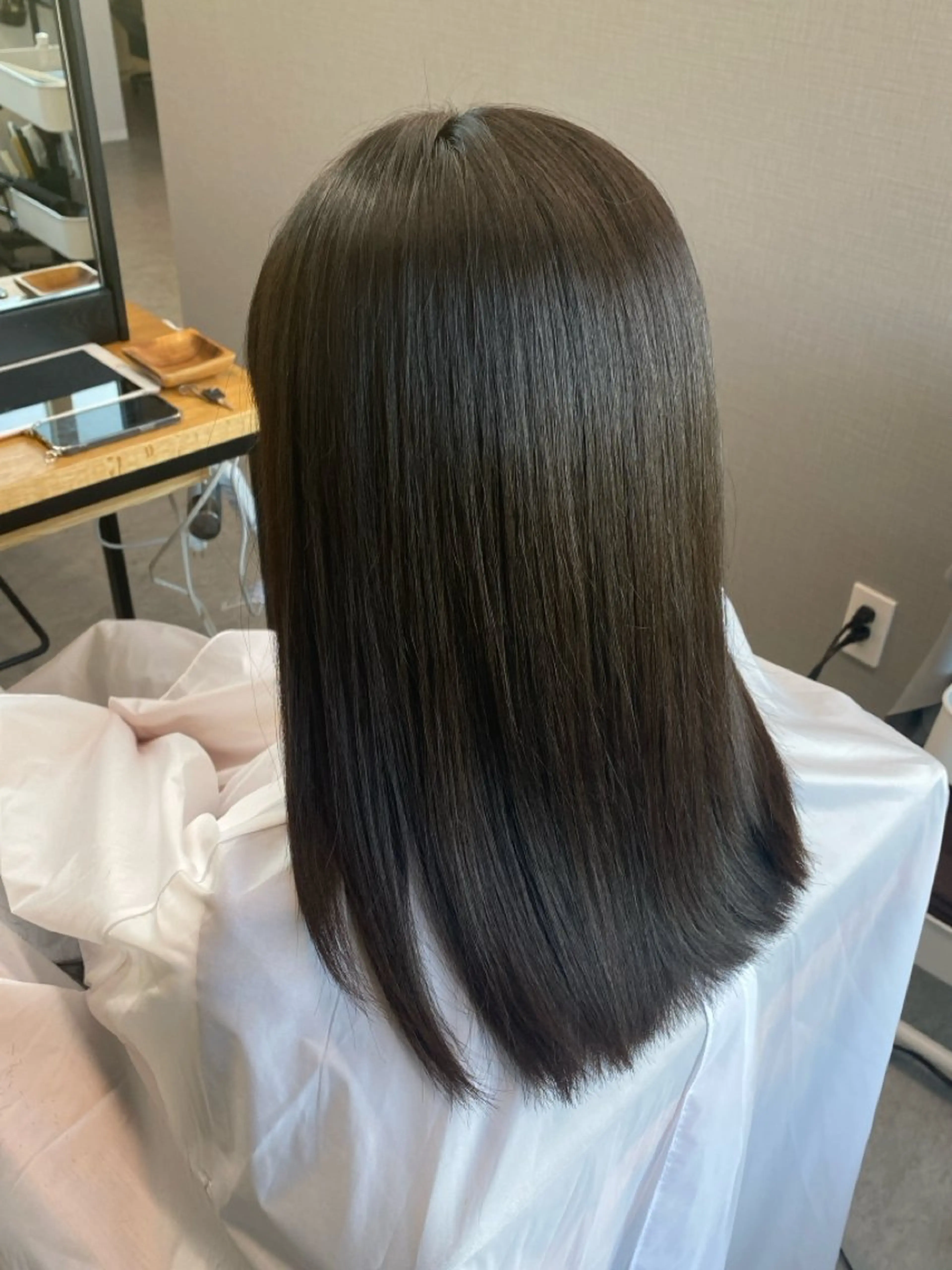 セミロング 髪質改善 トリートメント KOKUA【コクア】所属・松川優真 【髪質改善】のヘアスタイル