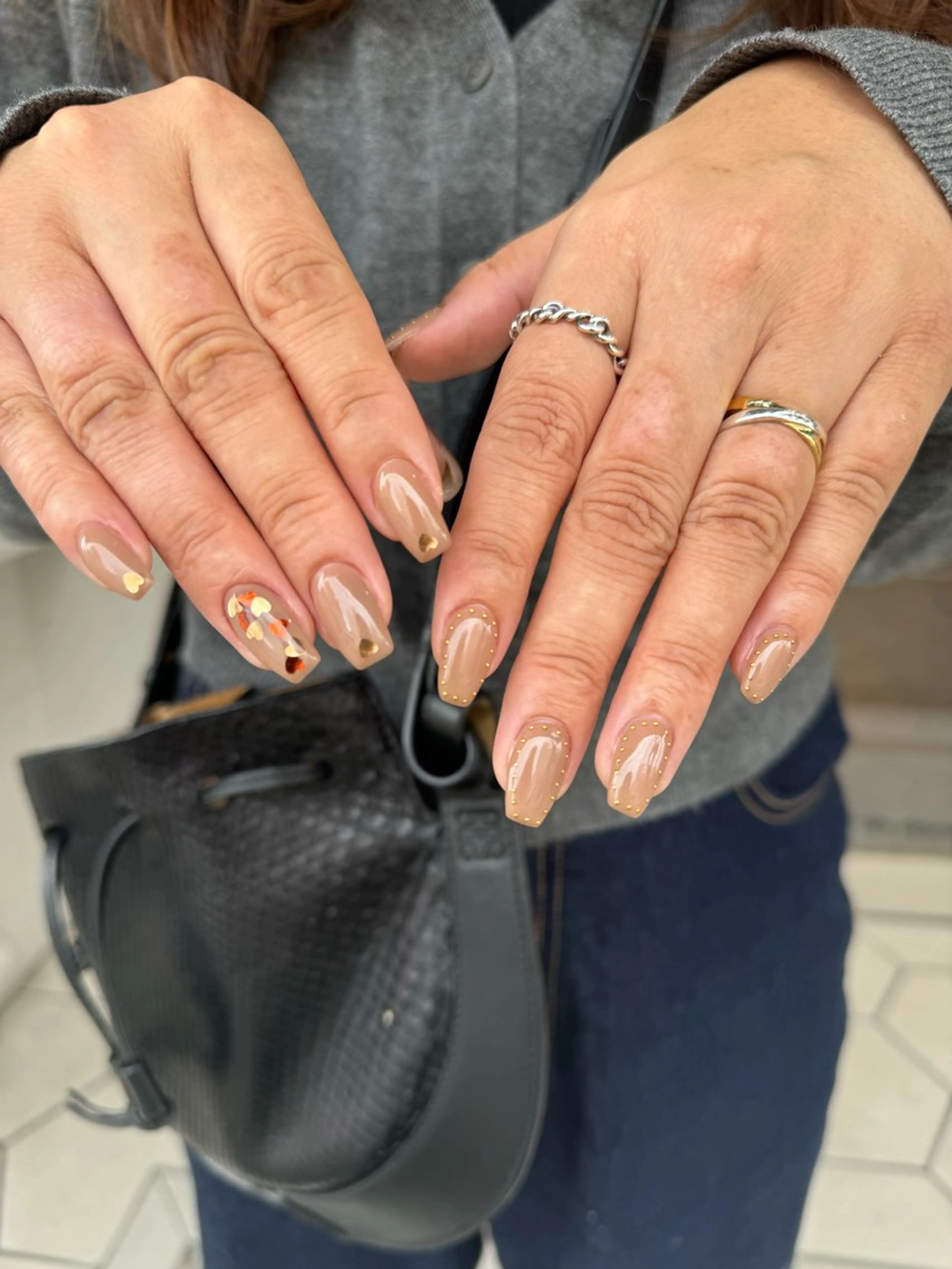 ネイル アートネイル ニュアンスネイル Rommy Arisaのネイルデザイン