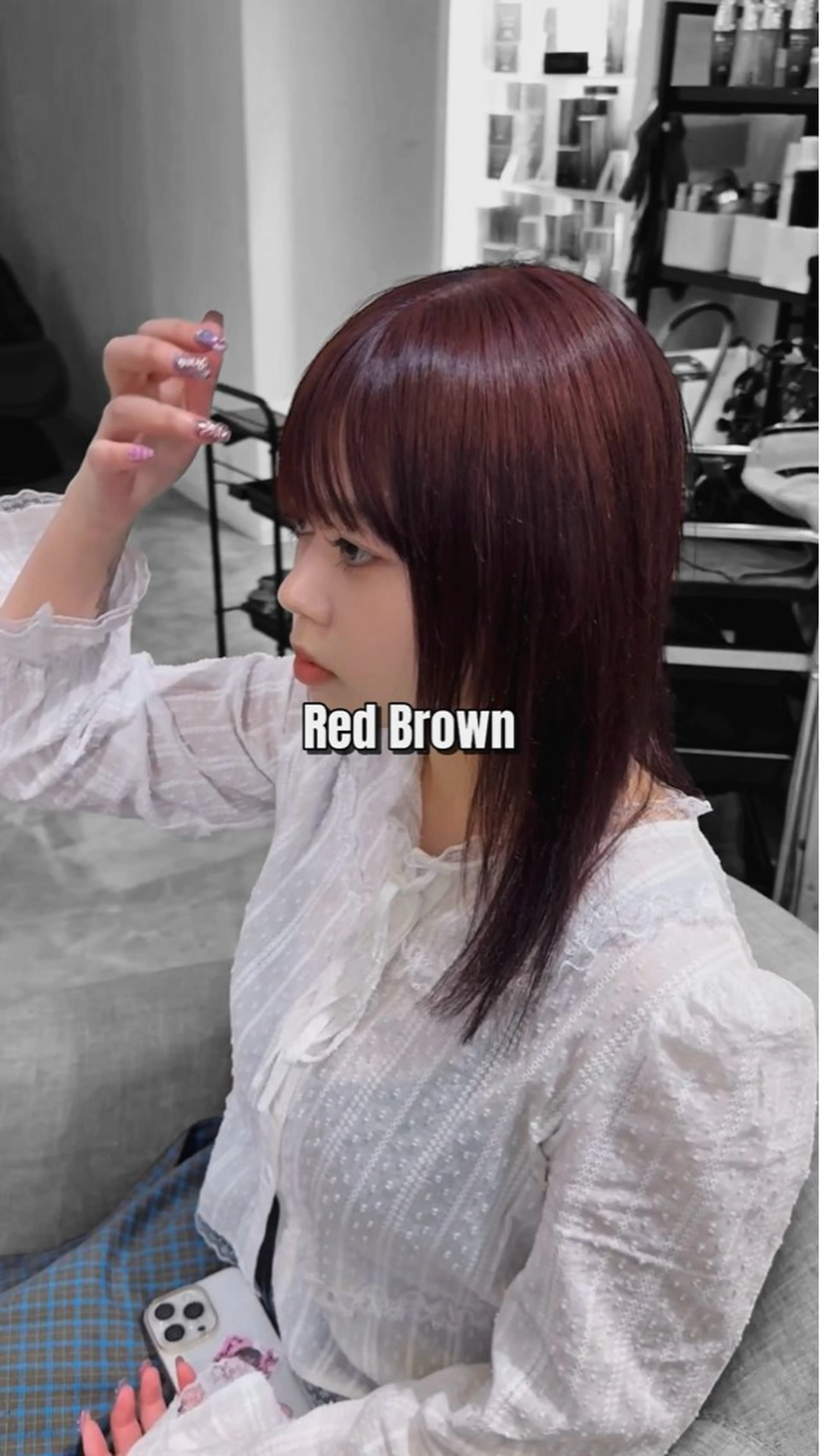 ミディアム カラー francesca. uraのヘアスタイル