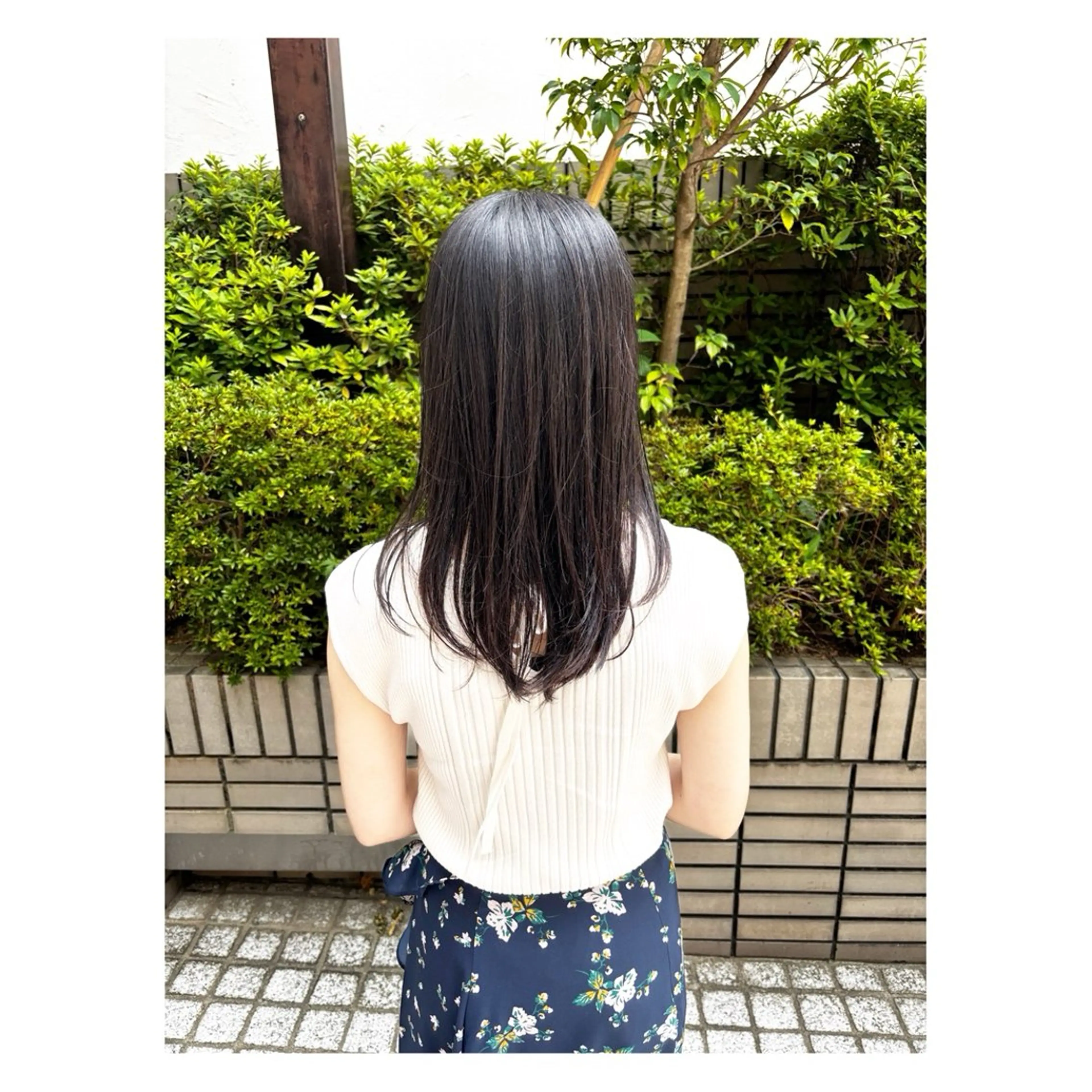 セミロング カット トリートメント cmake所属・. kanokoのヘアスタイル