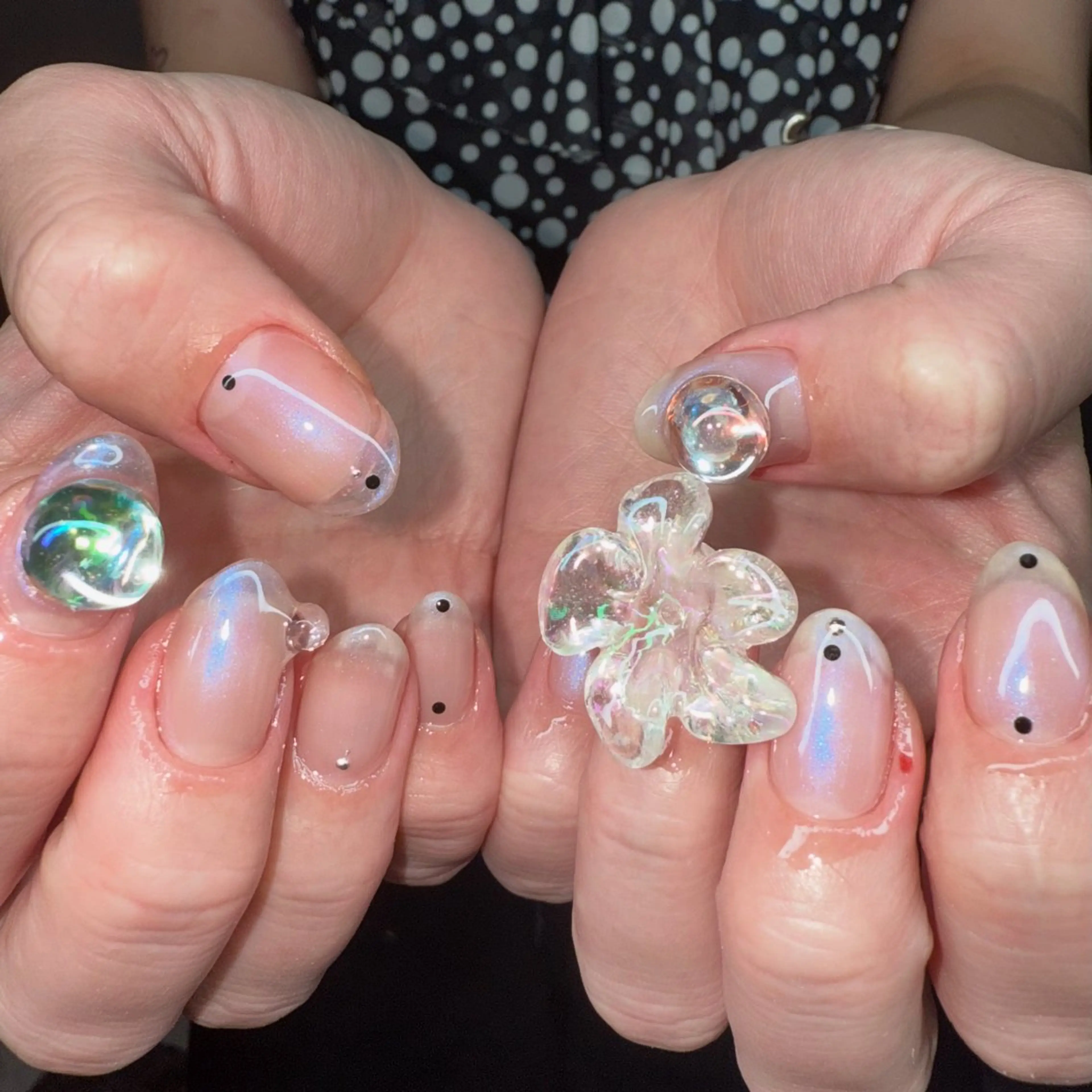 ネイル ニュアンスネイル シンプルネイル ハンドネイル posa nail モエミのネイルデザイン