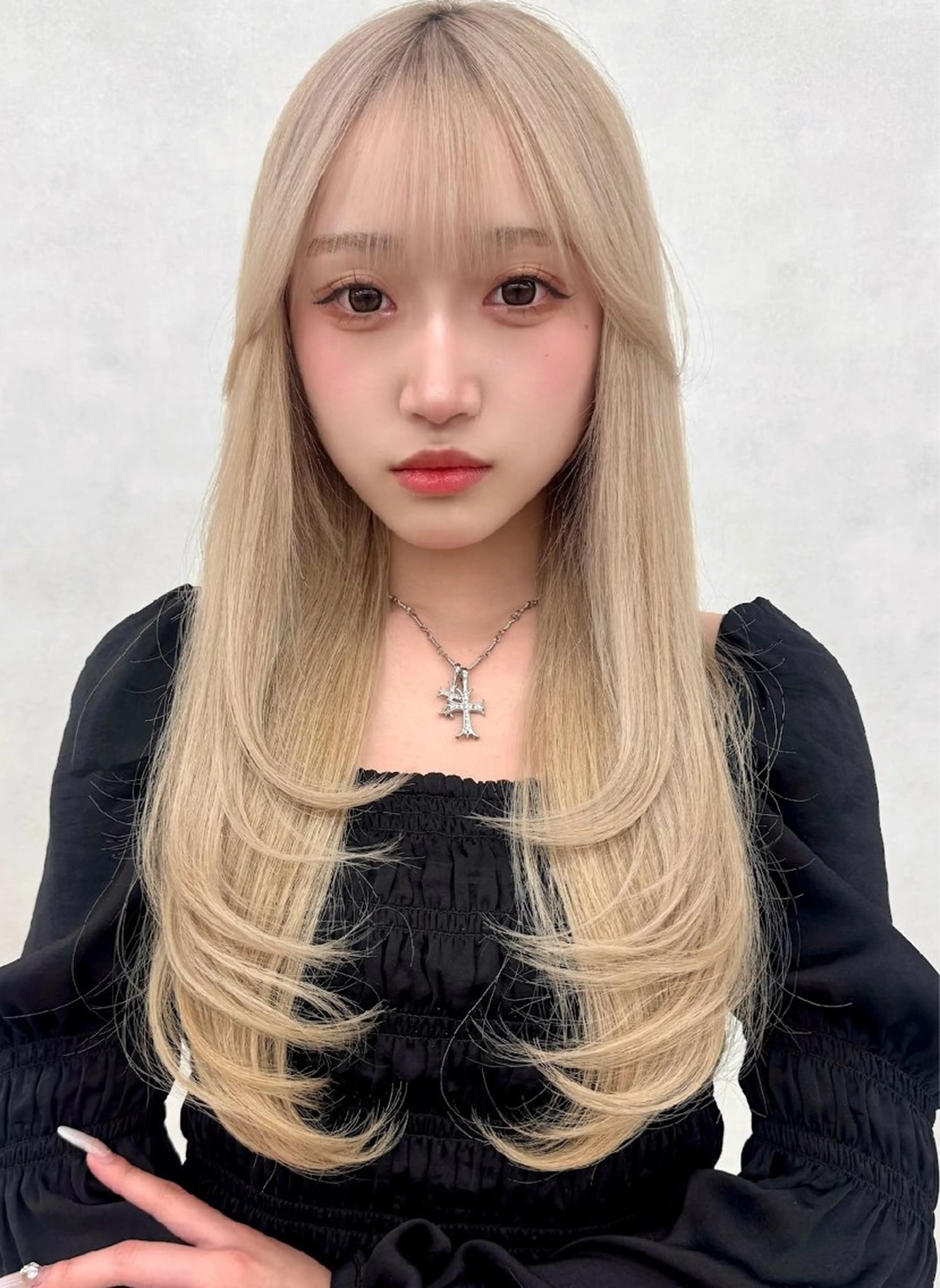 ロング カラー ✨艶髪・縮毛矯正✨️ 🦖しんのすけ🦖のヘアスタイル