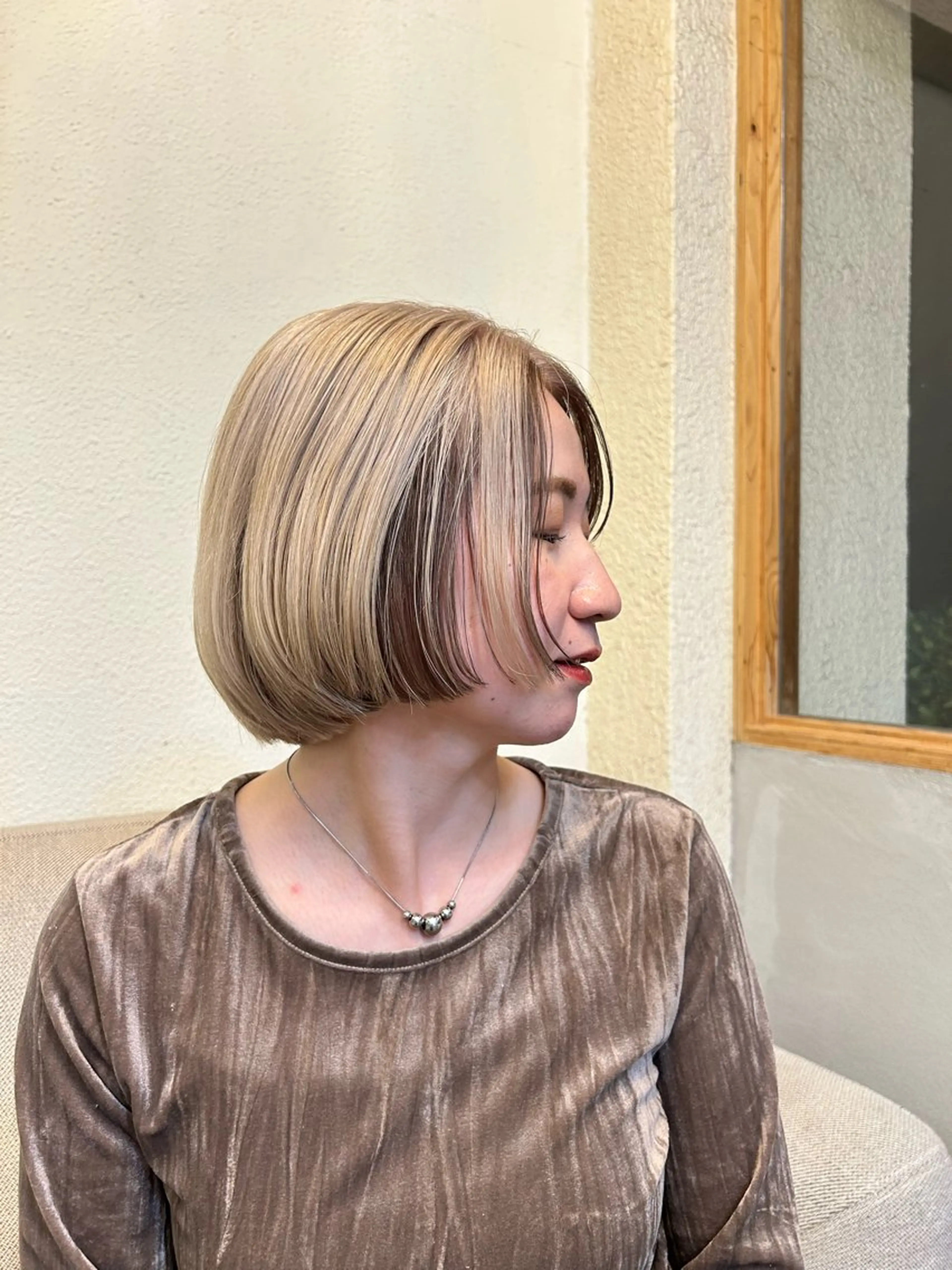 ショート カラー ベージュカラー ブラウンカラー ダークブラウン デザインカラー SAN所属・かとう みかのその他イメージ