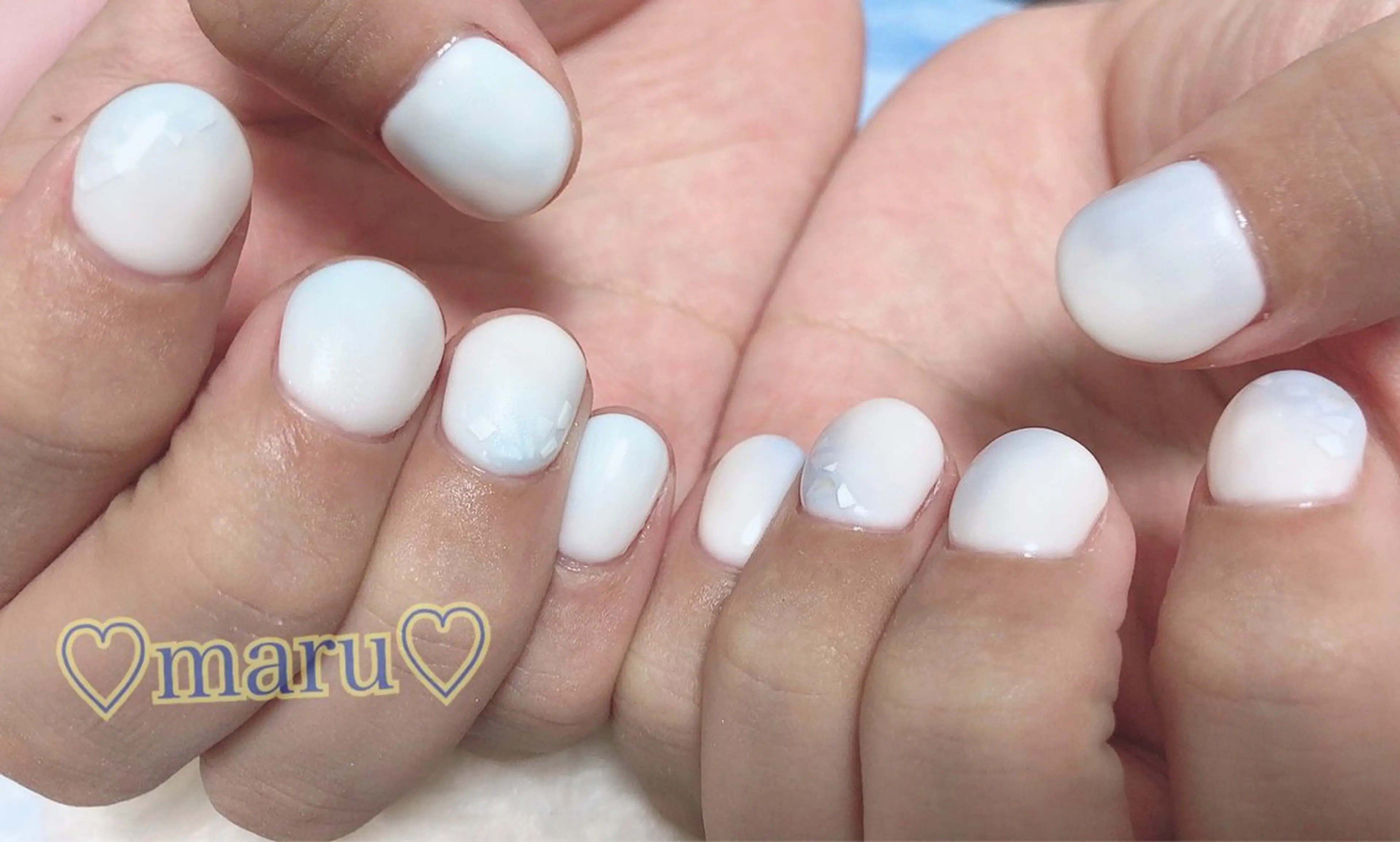 ネイル ハンドネイル フットネイル まるみ♡8/25- 31お休み🙇‍♀️のネイルデザイン