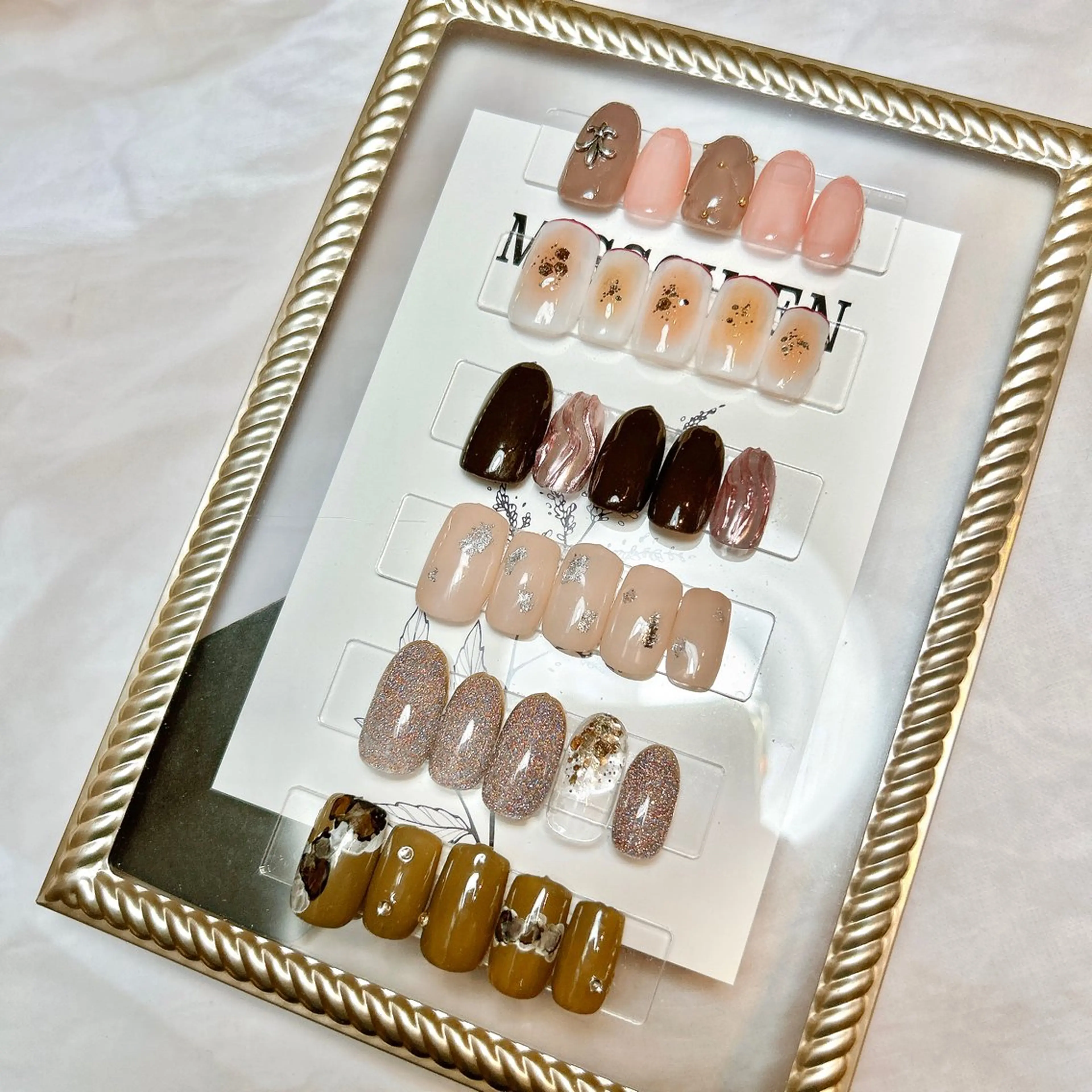 ネイル チークネイル フレンチネイル ジェルネイル 韓国ネイル ミラーネイル ハンドネイル Kai  nail Mayukoのネイルデザイン