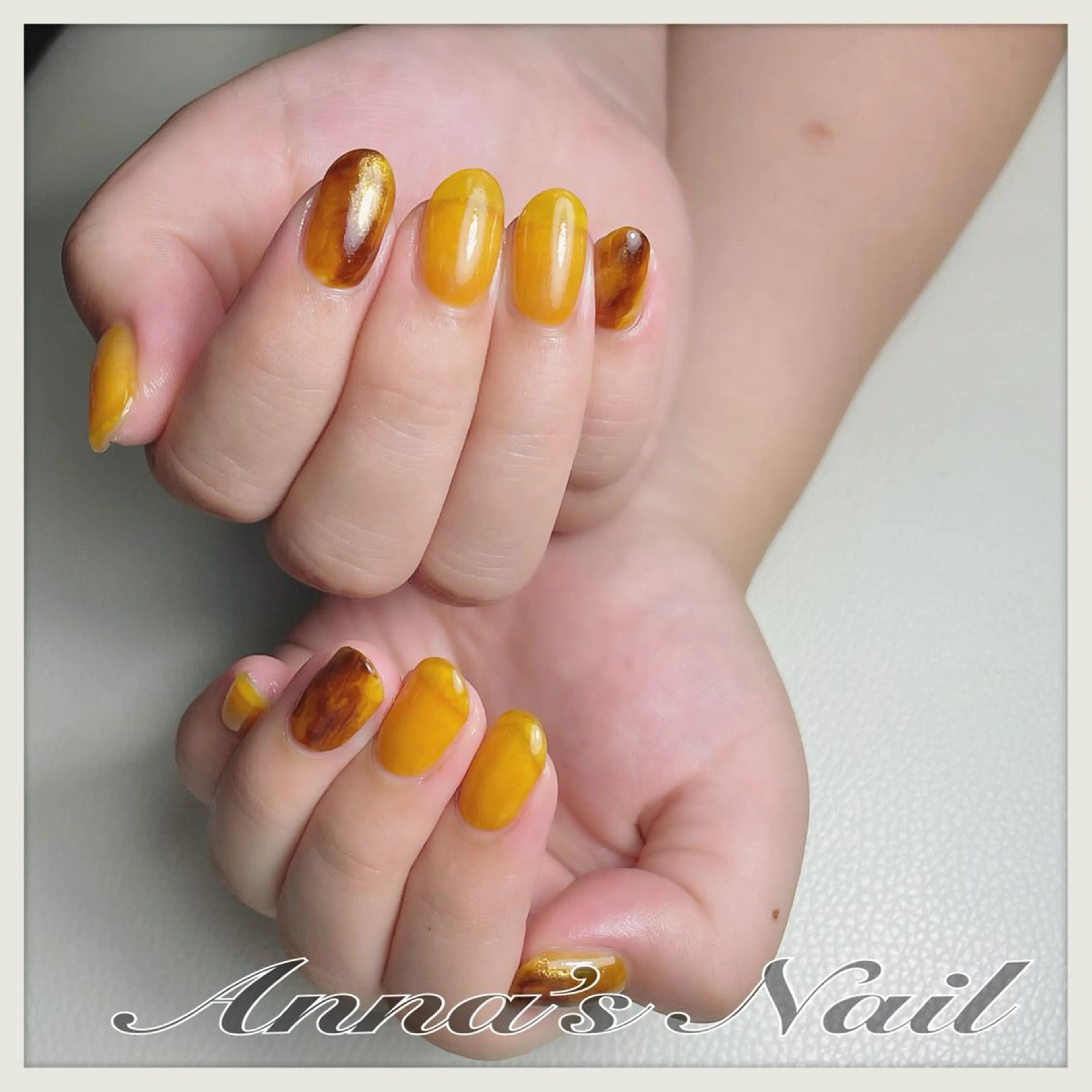 ネイル べっ甲ネイル Anna’s Nail所属・清口 杏奈のネイルデザイン