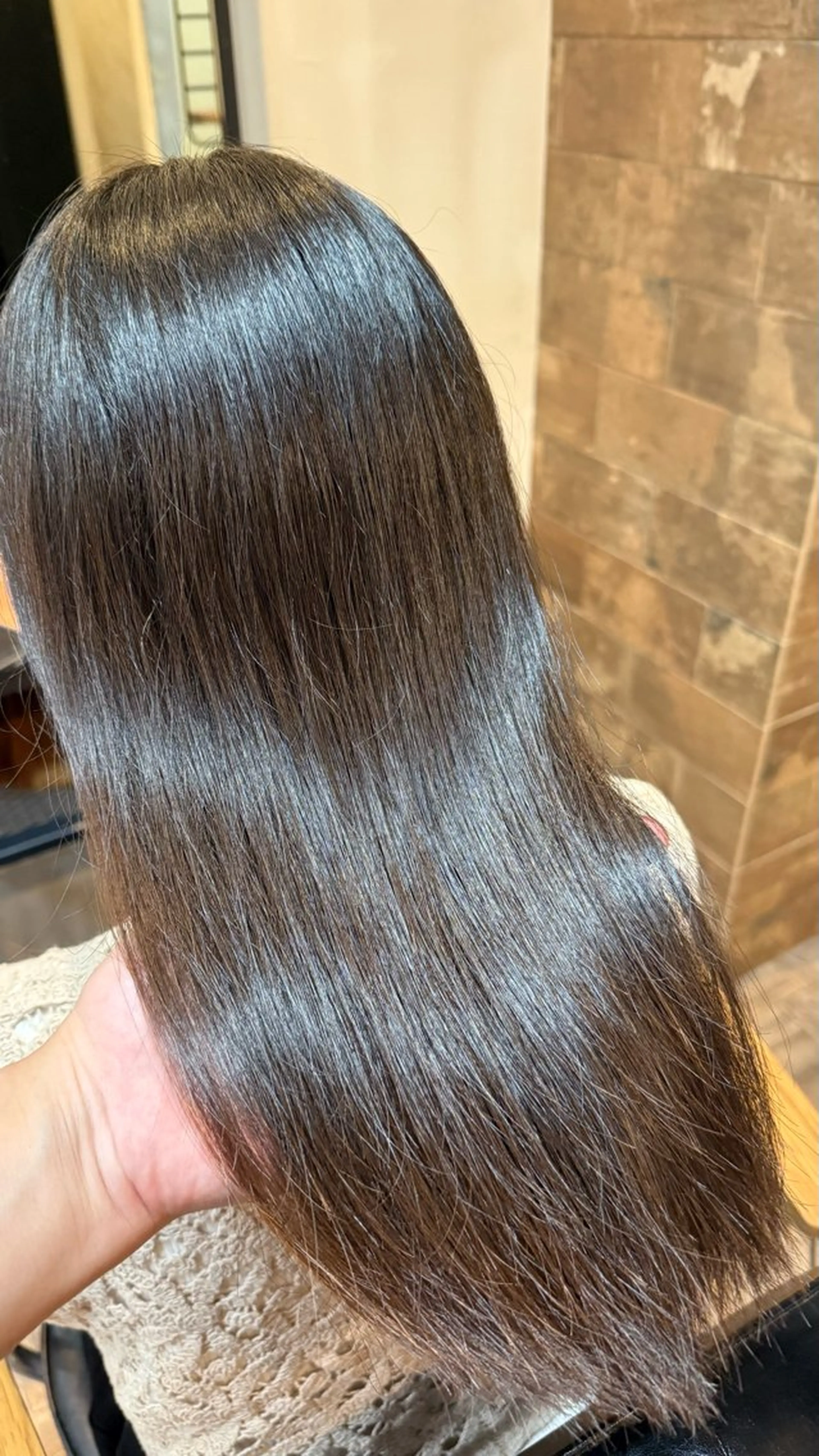 ミディアム 髪質改善 縮毛矯正 La fith hair glow 中百舌鳥店所属・施術モデル様募集中 たいせいのヘアスタイル