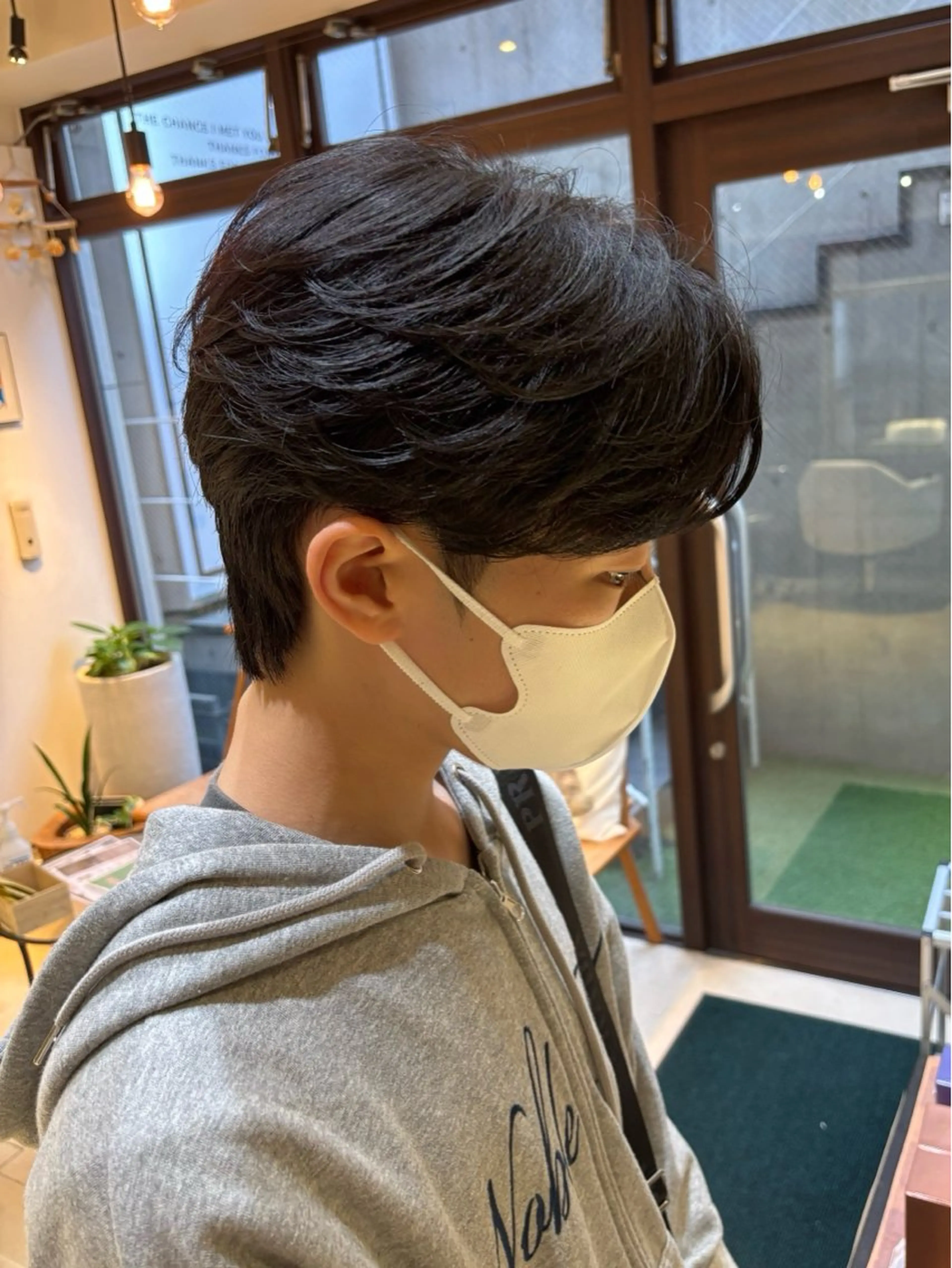 ショート メンズ カット カルマパーマ韓国ヘア shiryuのヘアスタイル