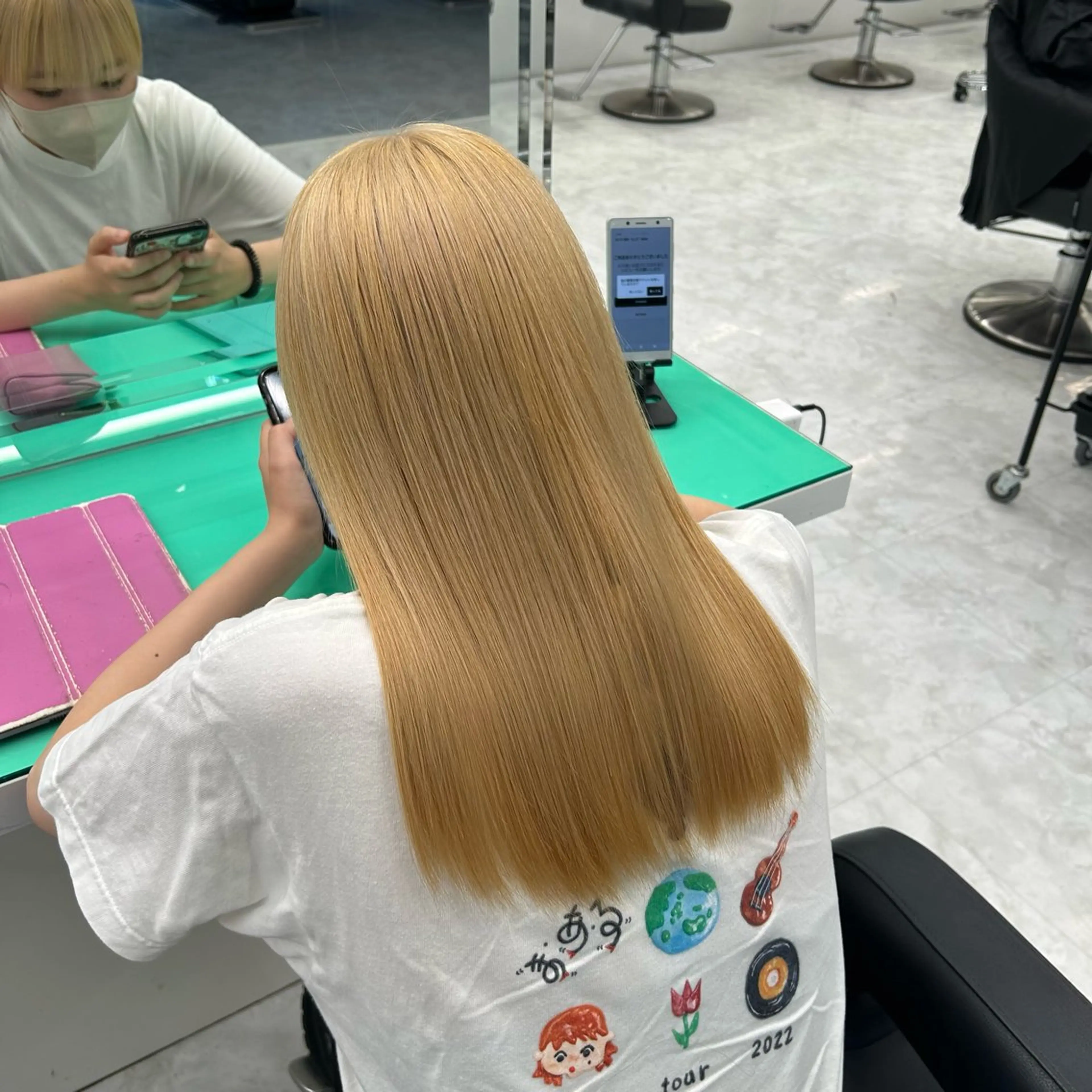 ロング ヘアカラー ヘッドスパ ヘアセット Miwa🤍ダメージ レスカラー特化🦢のヘアスタイル