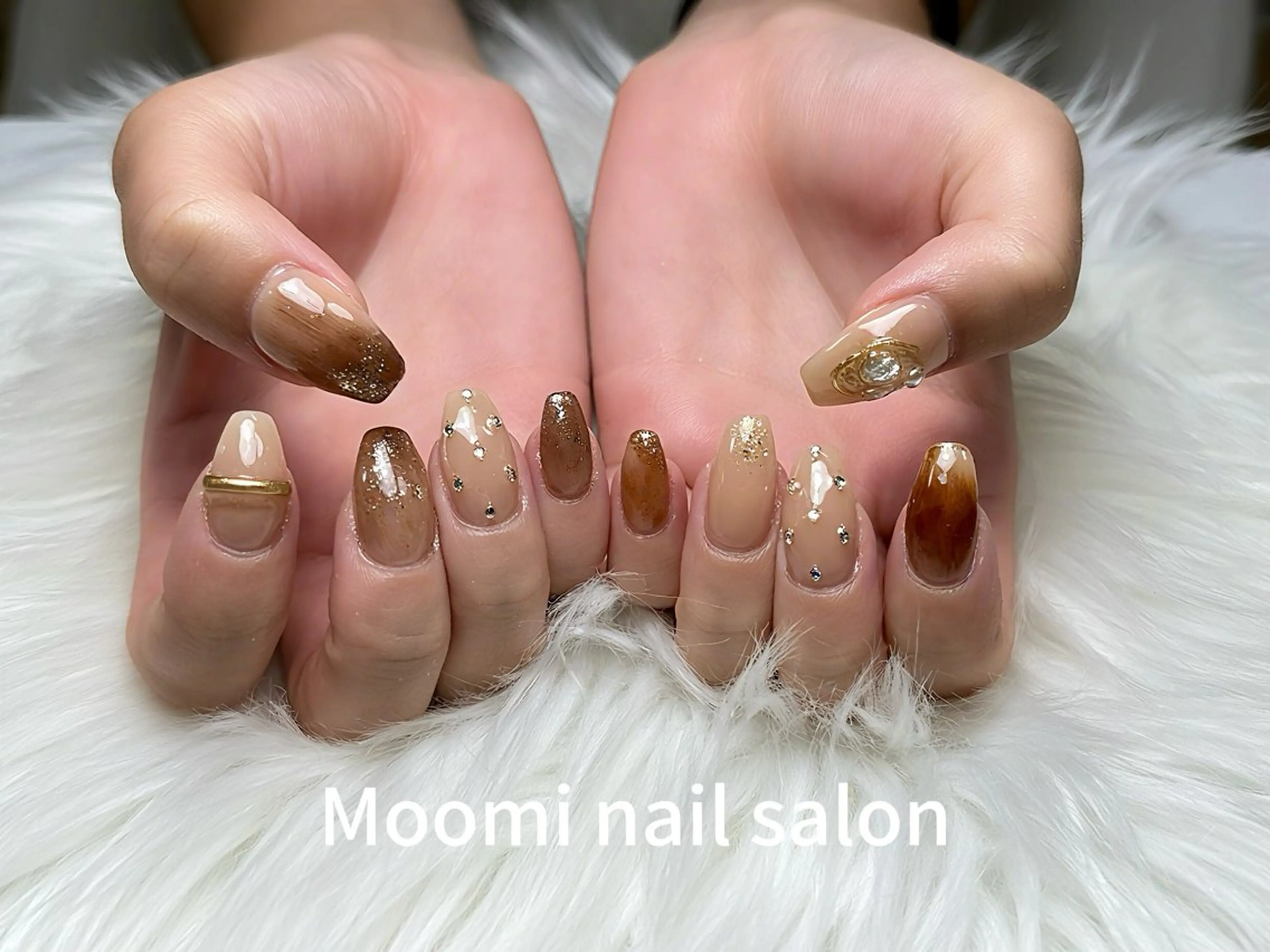 ネイル ハンドネイル Moomi あずりのネイルデザイン