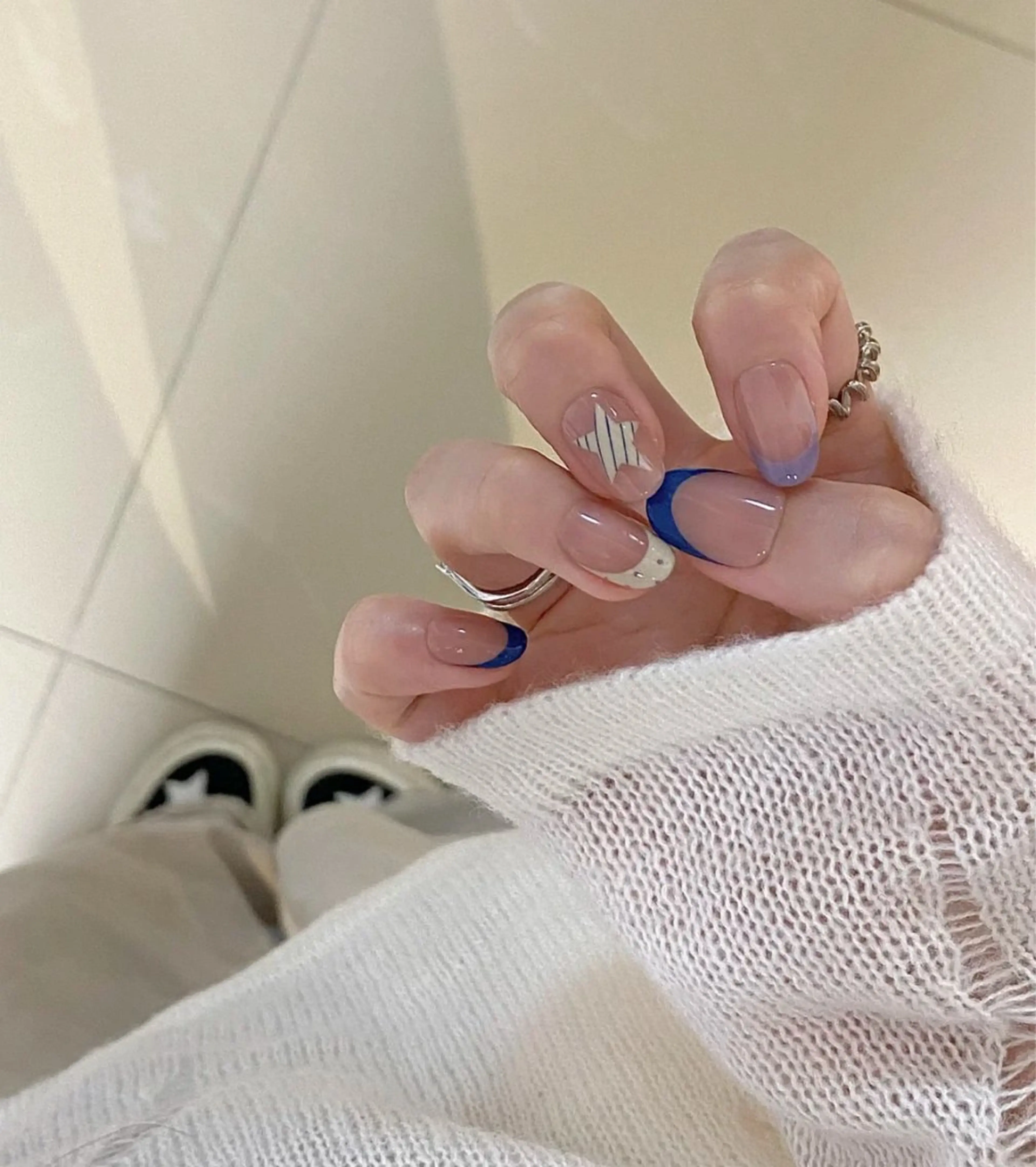JRネイリスト　本甲 フレンチ　オフありの写真