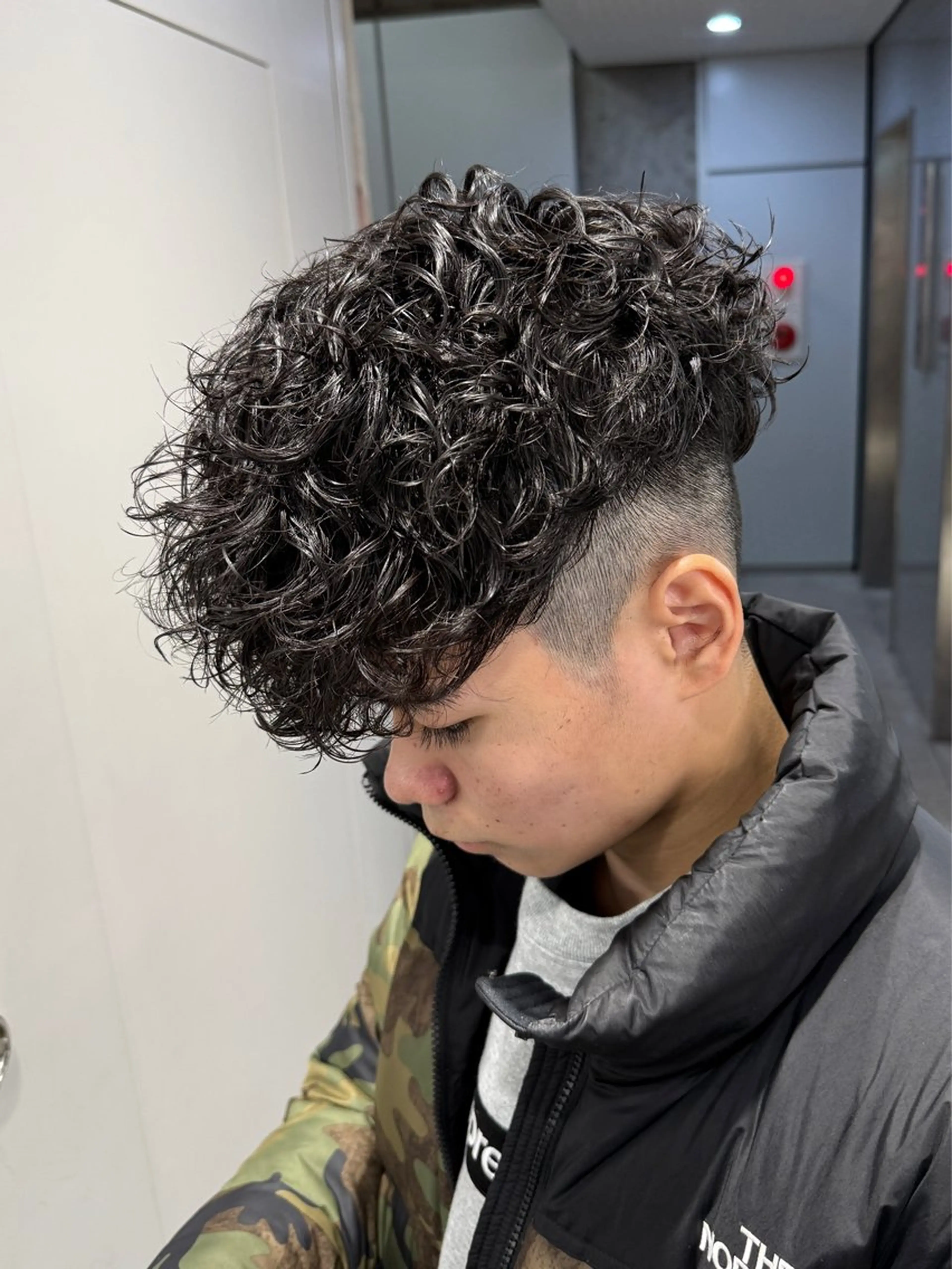 ショート パーマ メンズ 【メンズサロン】 BLUCK 横浜のヘアスタイル