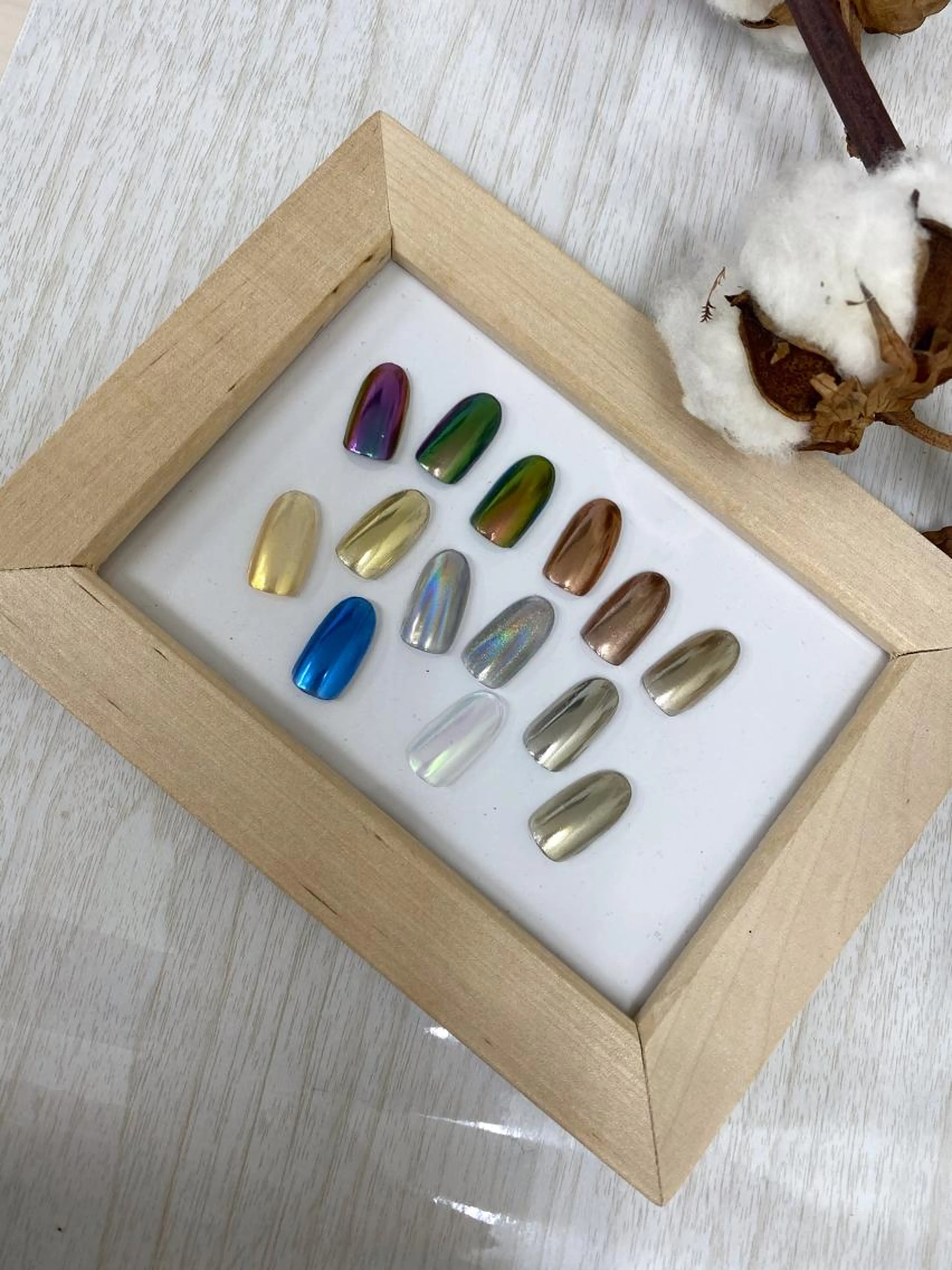 【初回オフ無料♪】ミラーパウダー、ユニコーンパウダー🦄ワンカラー💅🏻の写真
