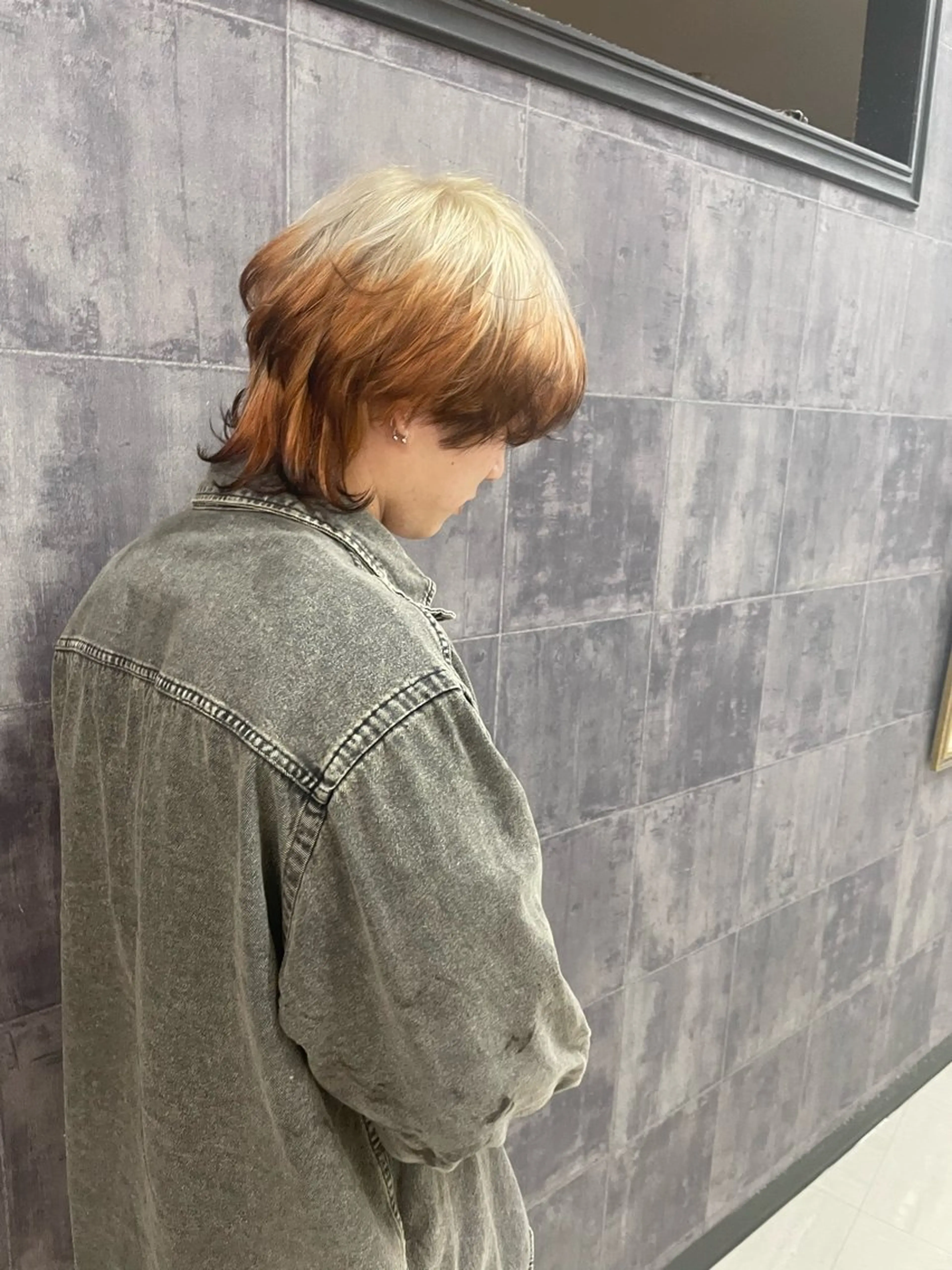 カラー メンズ 田中 魁人のヘアスタイル