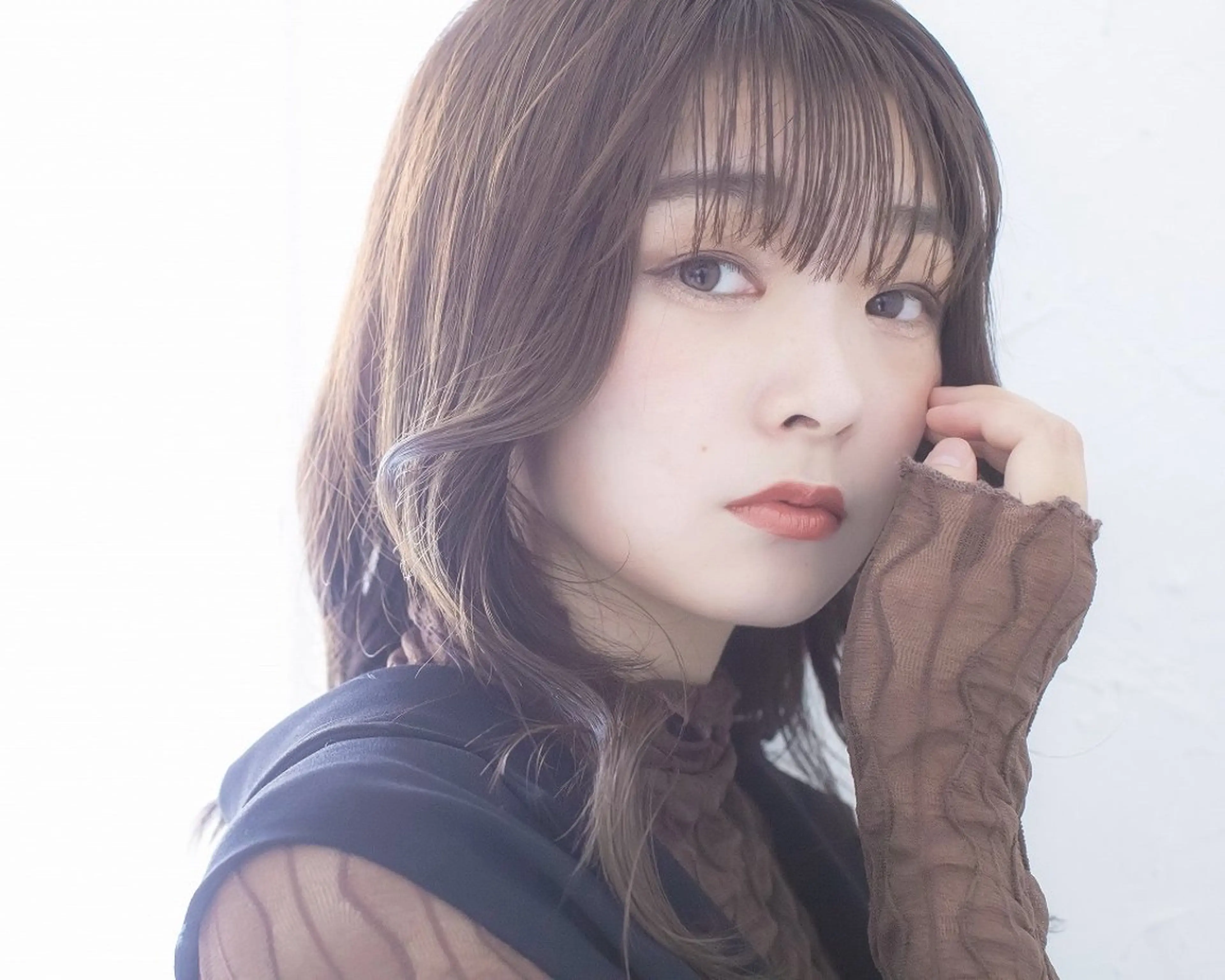 セミロング 《艶感暗髪カラー》 Honoka🪐のヘアスタイル