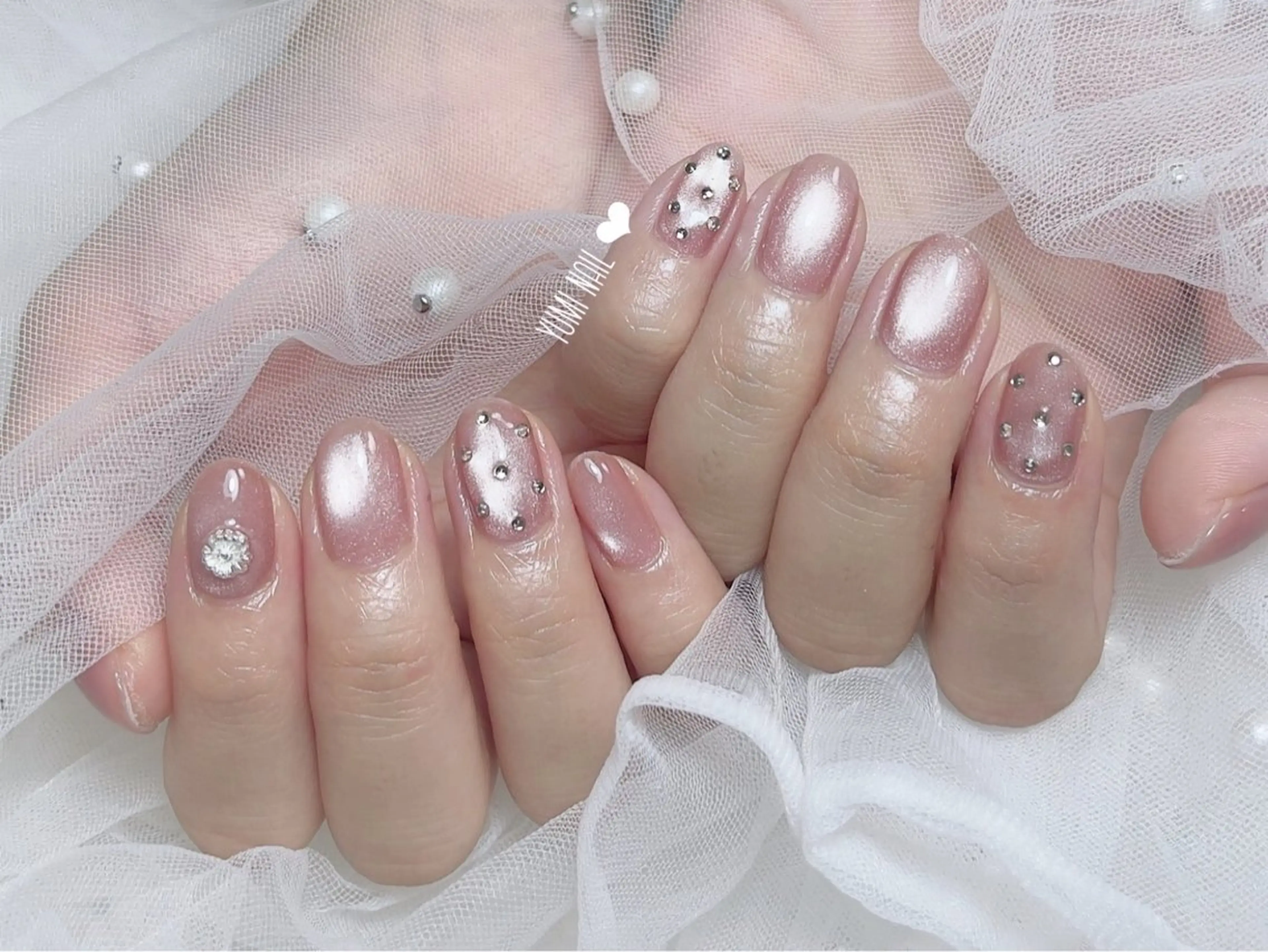 ネイル 𝐲𝐮𝐦𝐢🎀 デザイン長さ出し専門のネイルデザイン
