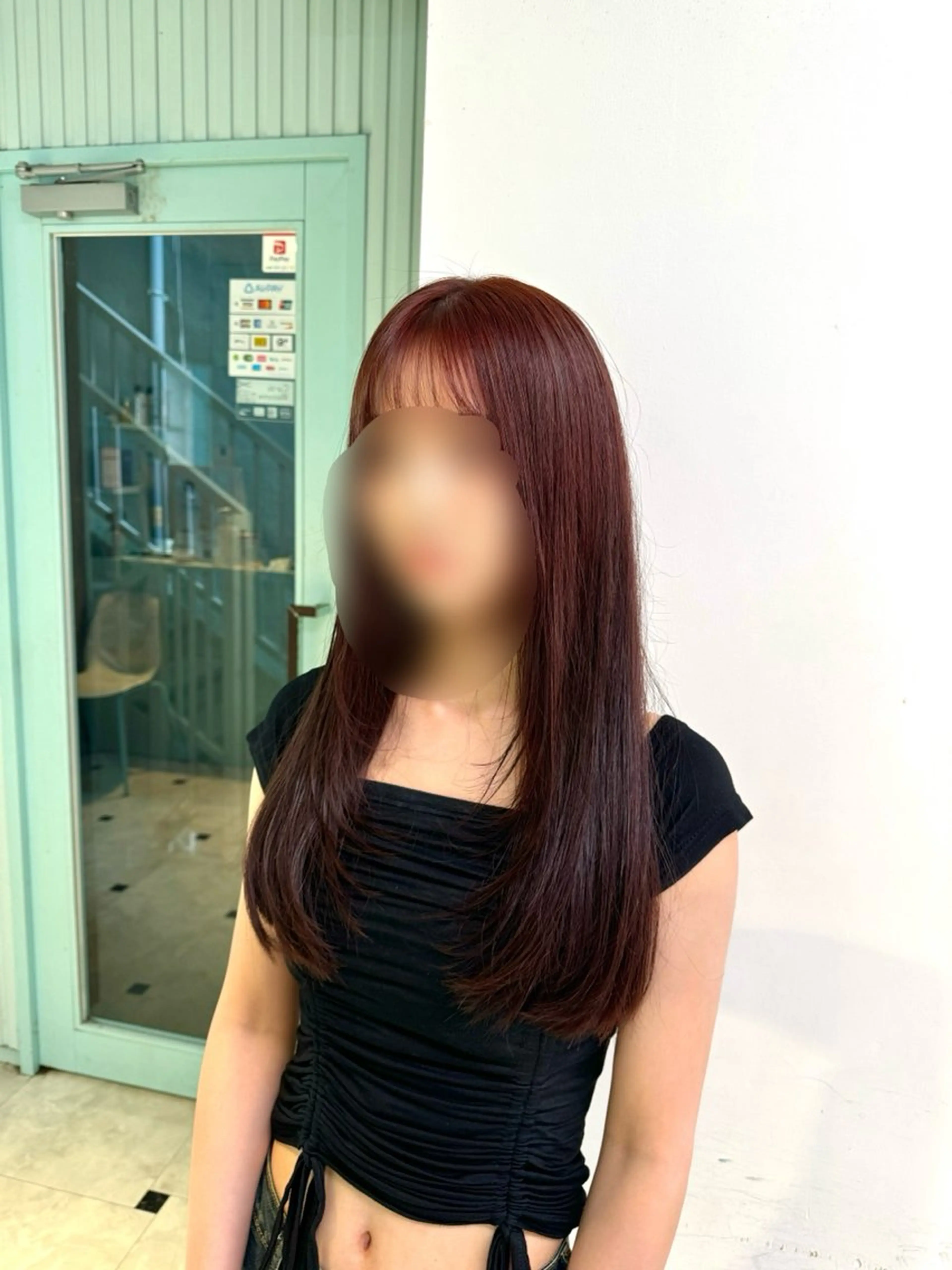 🌸6月限定価格🌸 今期注目✨️韓国風レイヤーカット✂️💓‪＋オリジナルトリートメント＋コテ巻き🩷ྀི💫.•*¨の写真