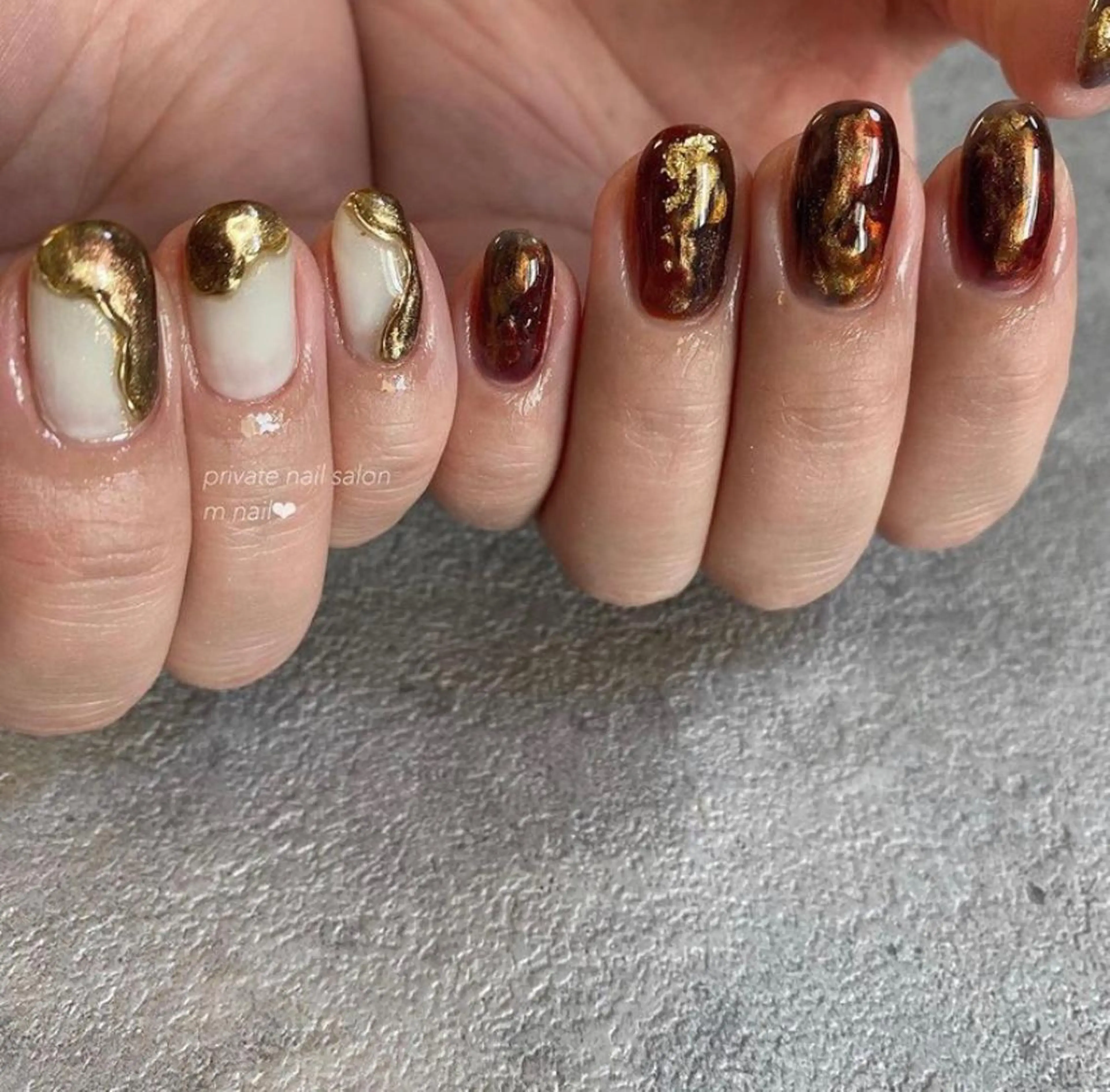 ネイル 持ち込み ハンドネイル 小河原 舞のネイルデザイン