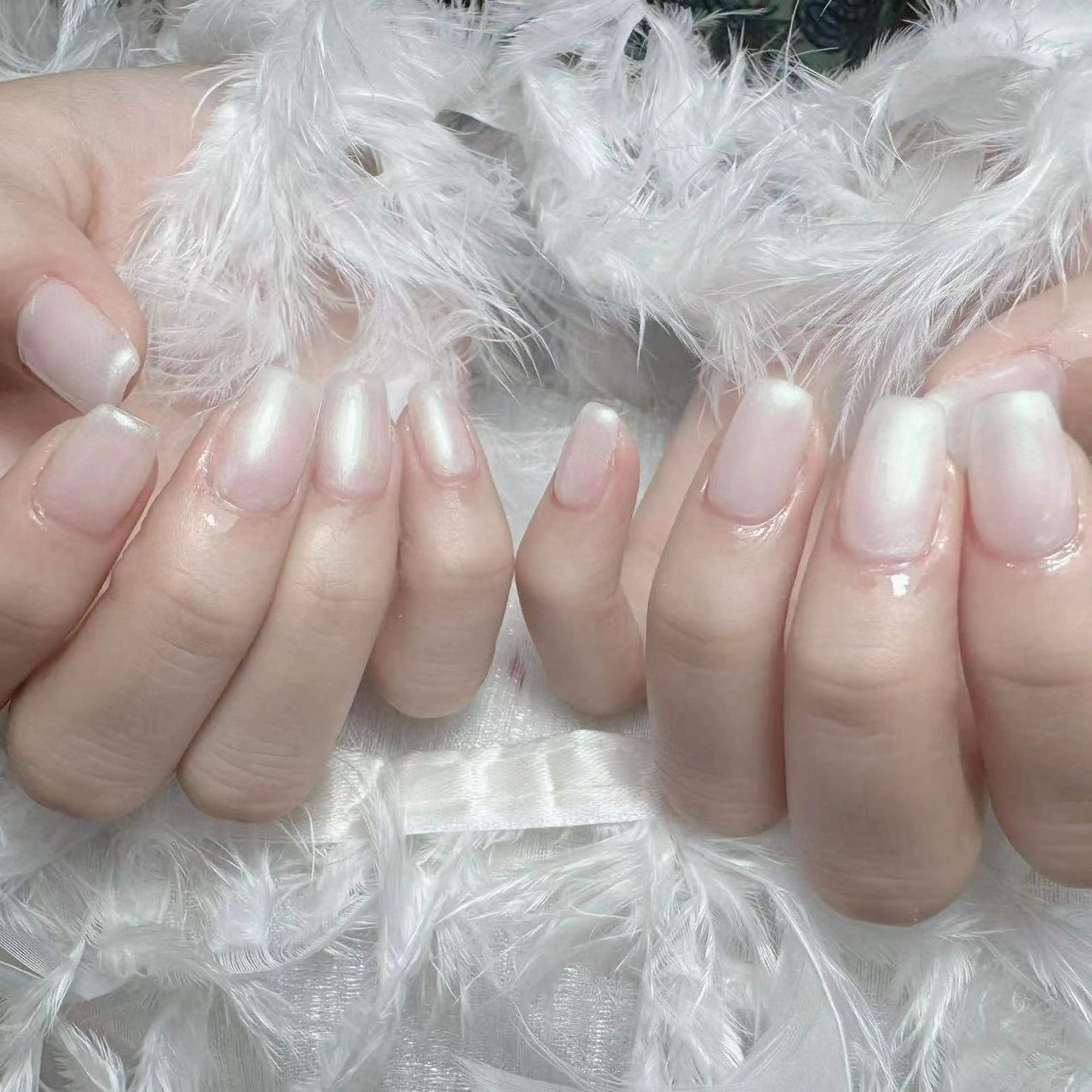 ネイル アートネイル オーロラネイル ガーリー キラキラネイル 韓国ネイル Diamond NAIL✨のネイルデザイン