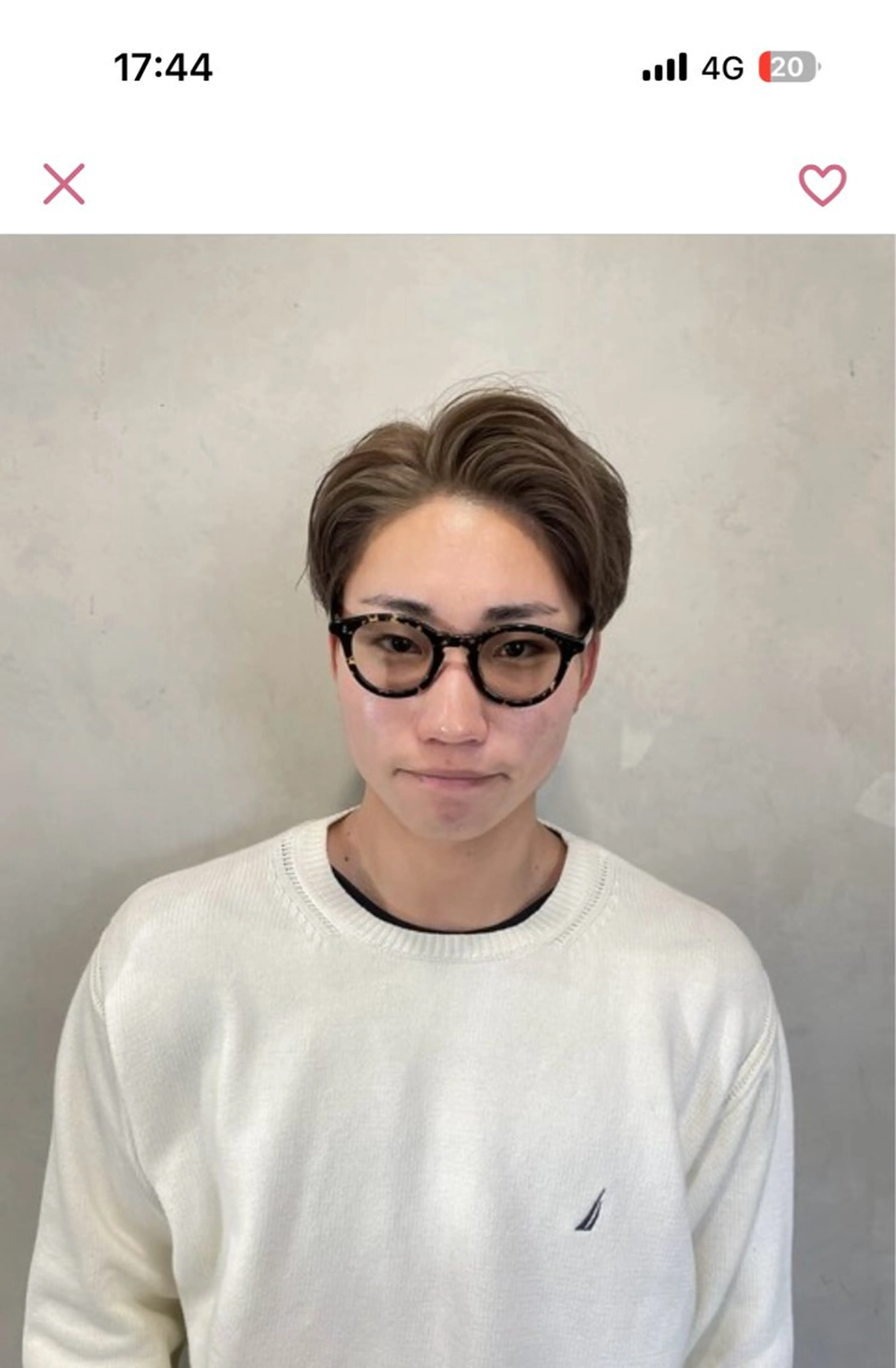 【men's限定】🎨ワンカラー+トリートメントサービス🎨の写真