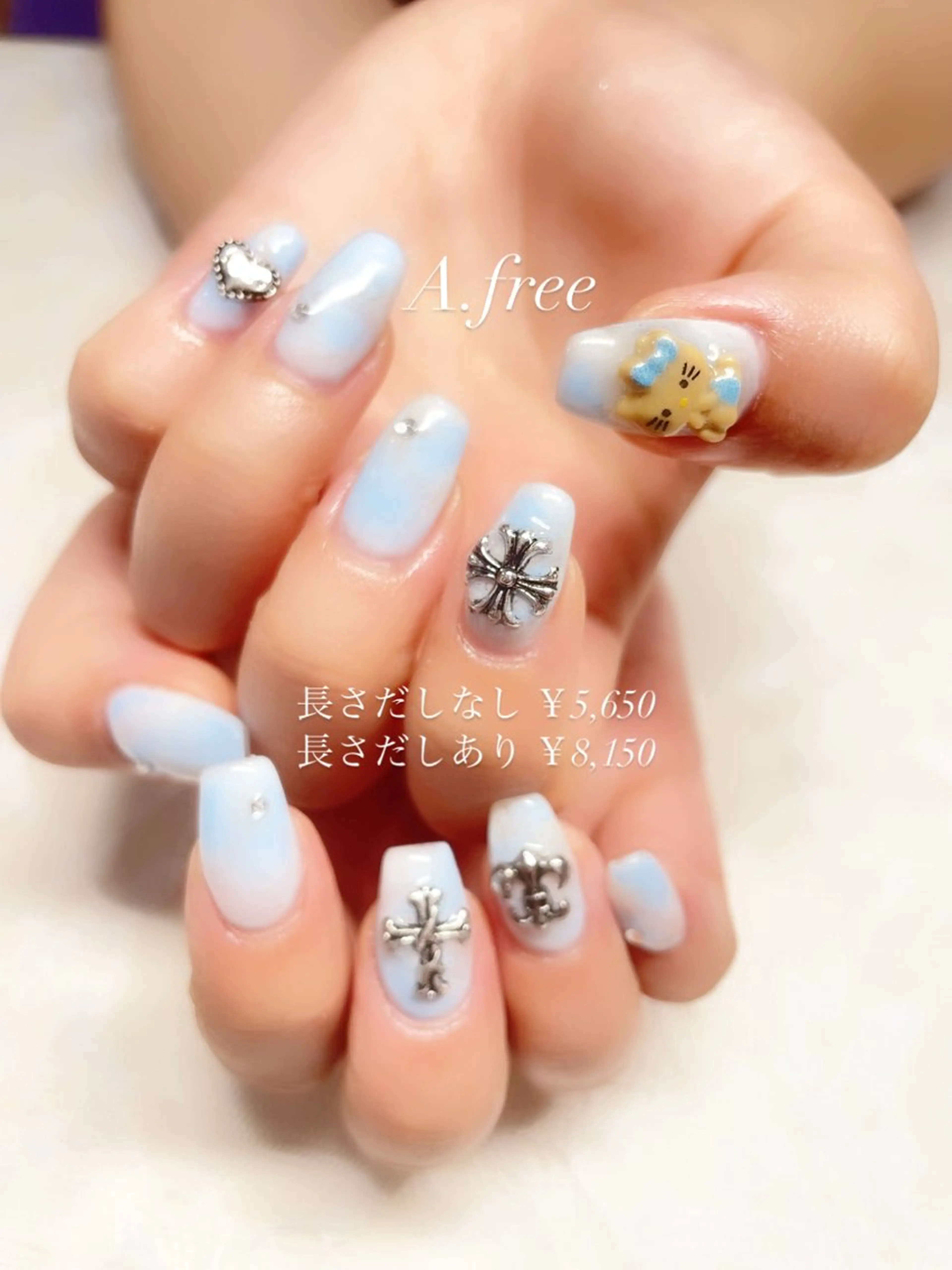 ネイル ジェルネイル ハンドネイル A.free✧*｡ アレルギー対応✧*｡のネイルデザイン