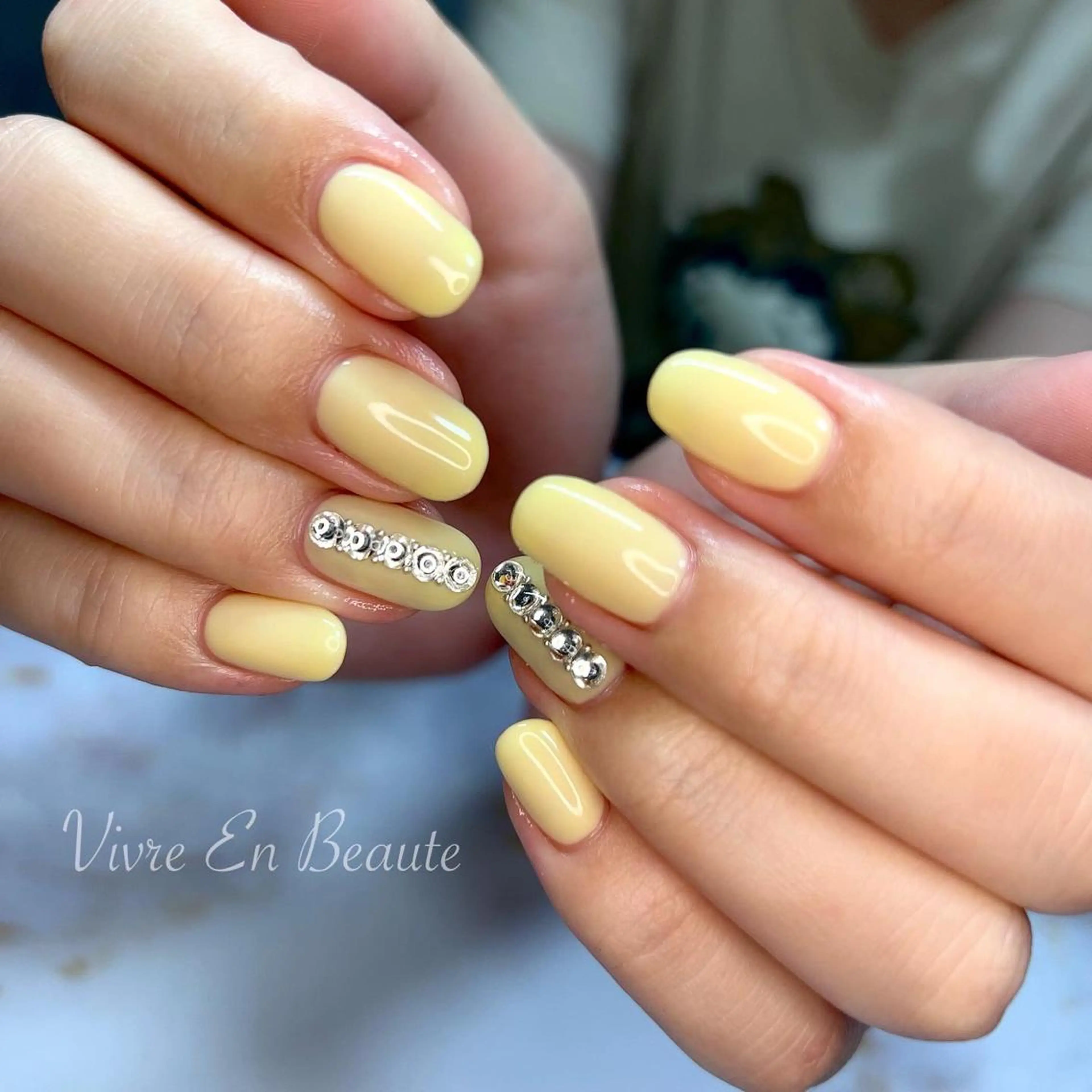 ネイル ワンカラーネイル ストーンネイル S Nailのネイルデザイン