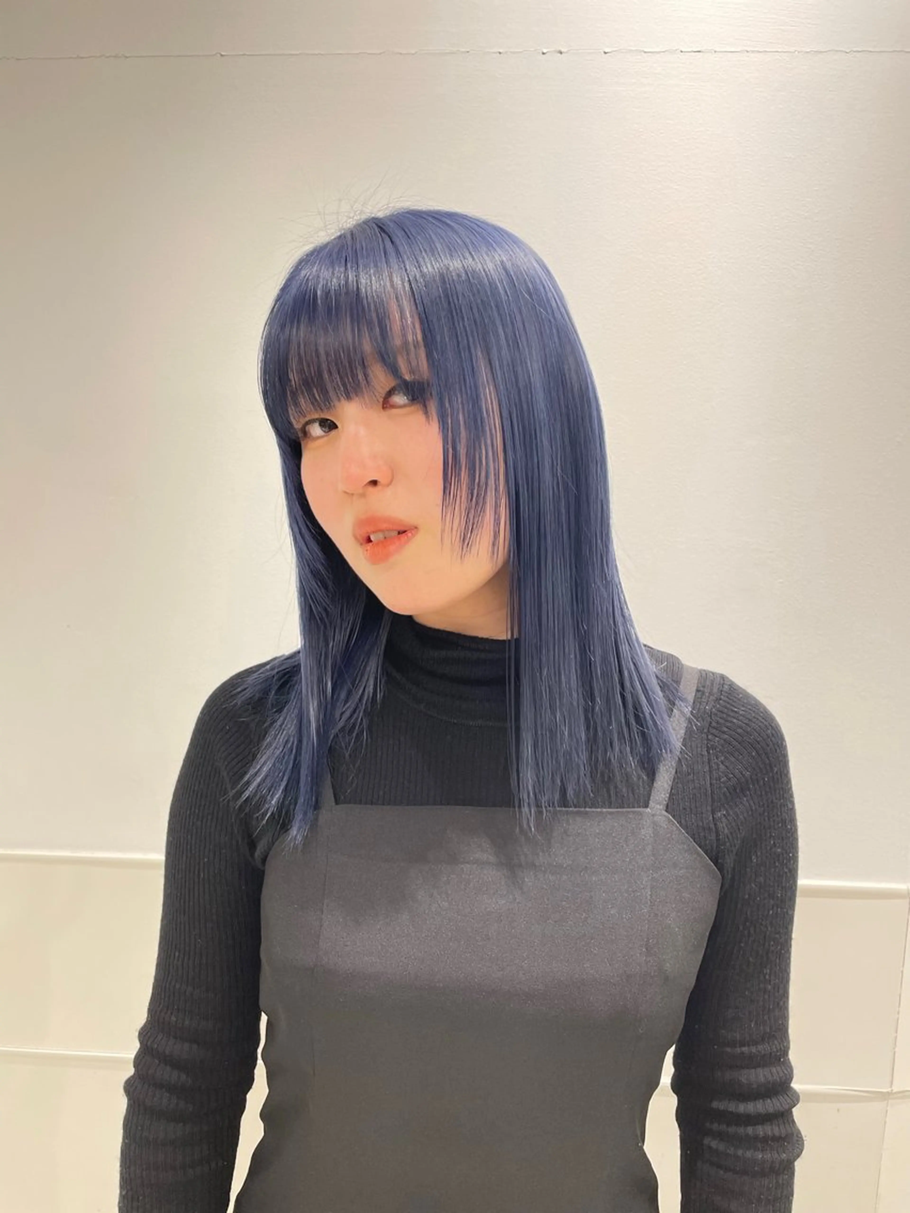 セミロング カラー ヘアカラー トリートメント ハイトーン/ボブ /HBL/AYUNAのヘアスタイル