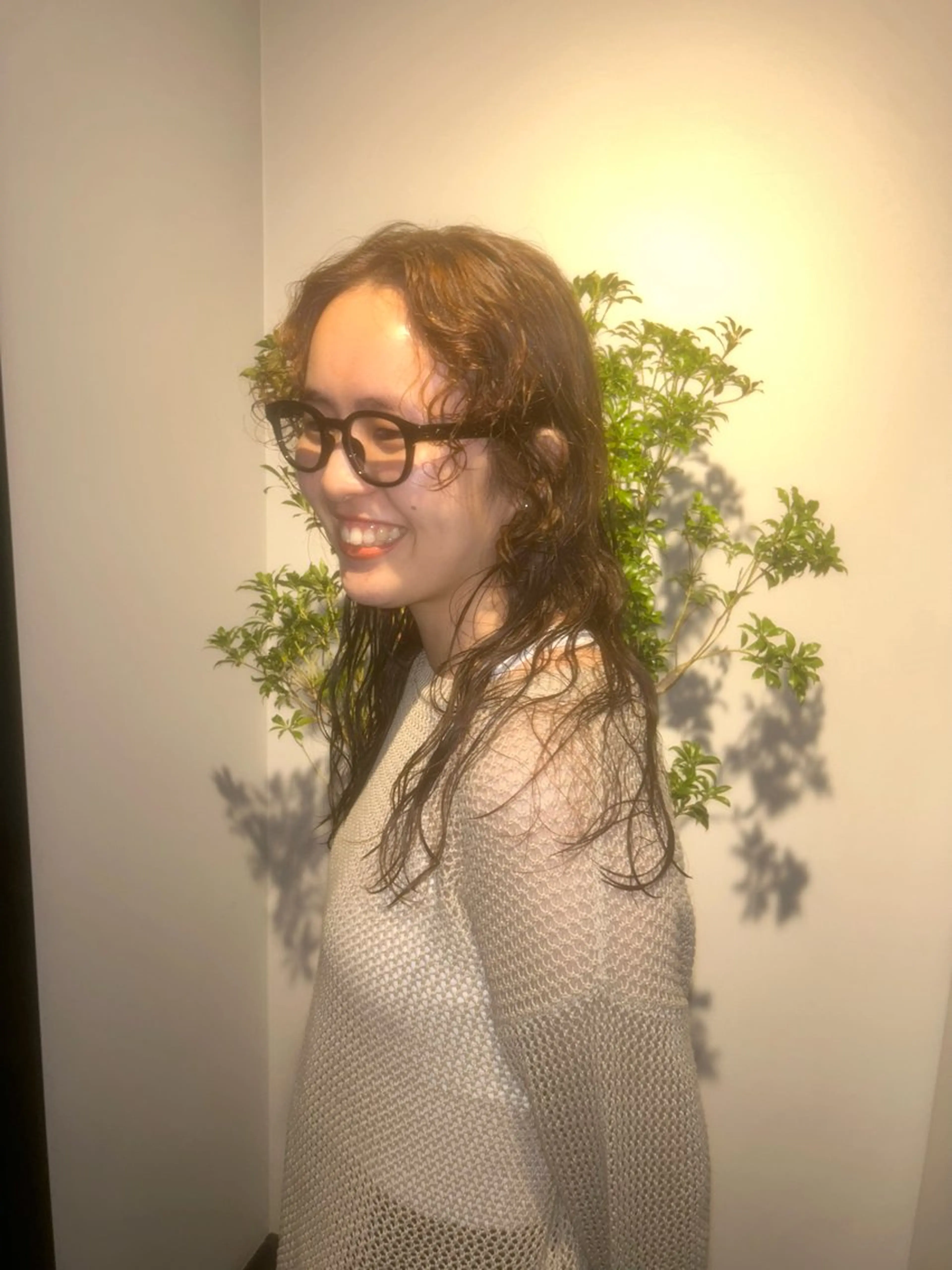 パーマ 山崎 愛莉のヘアスタイル