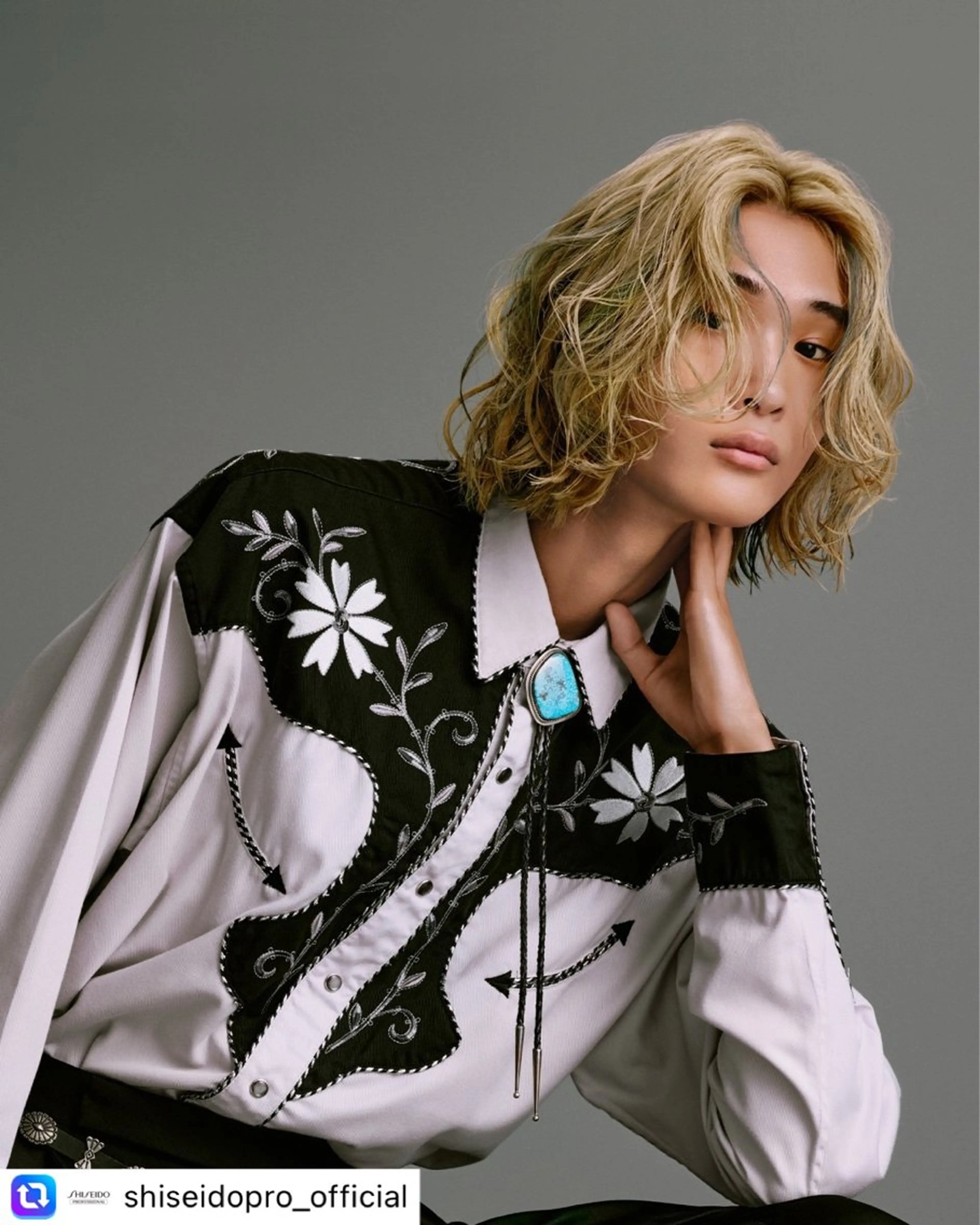 ミディアム カット ヘアカラー heir studio Baretta所属・山本 銀次郎のヘアスタイル