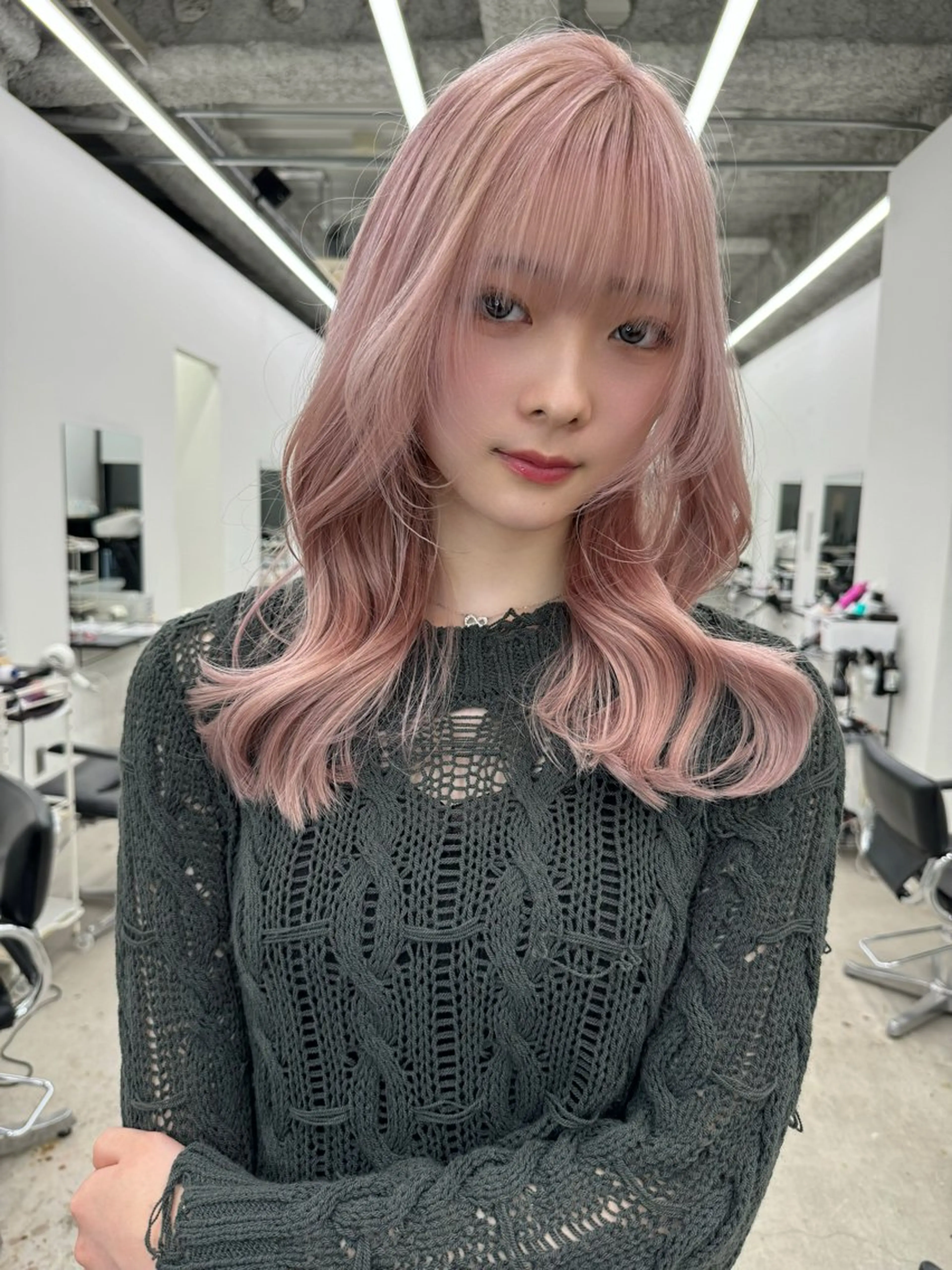 ロング カラー ブリーチ ヘアカラー LINOET 名古屋【リノートナゴヤ】所属・伏木 凛花のヘアスタイル