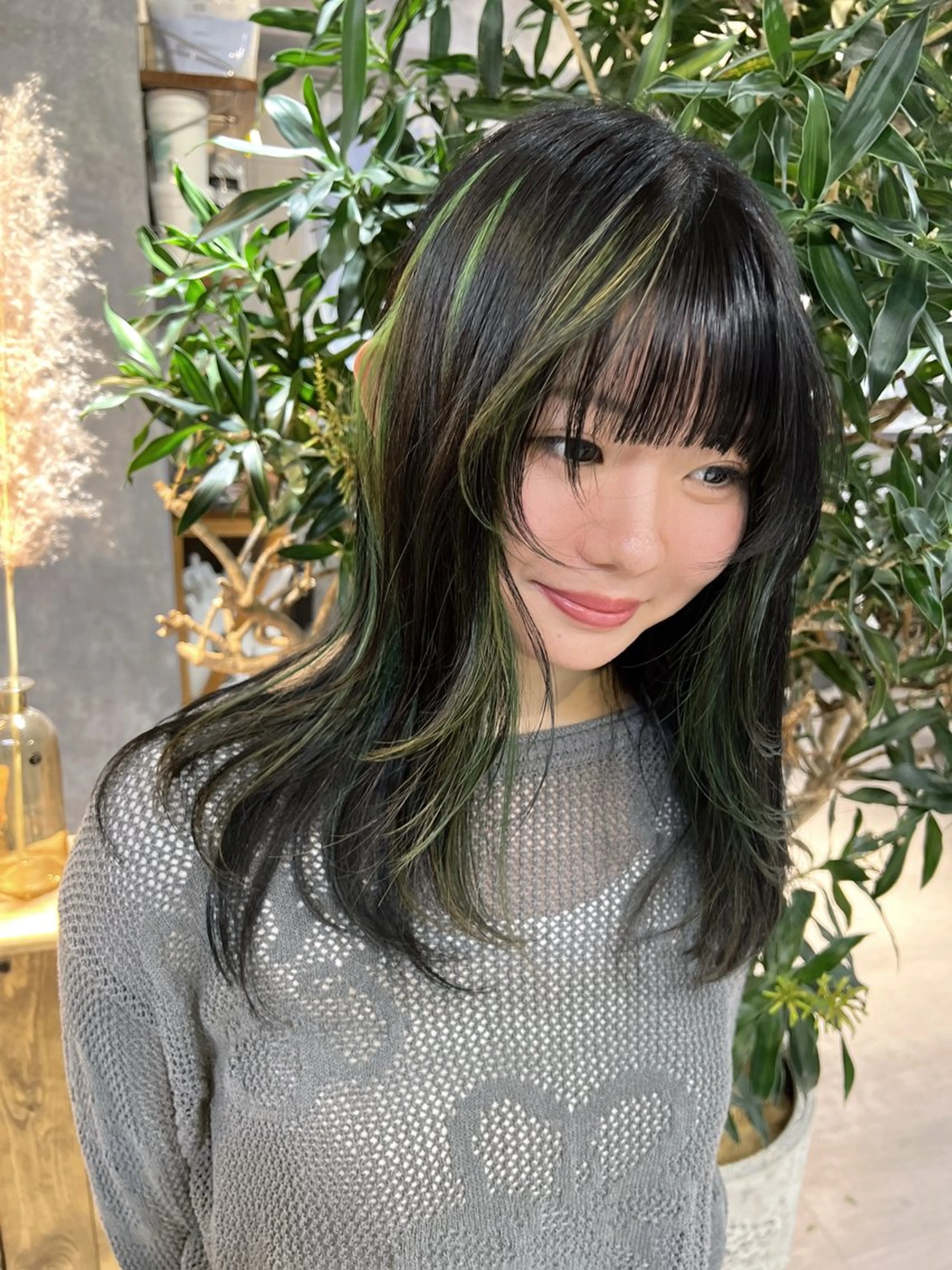セミロング 文屋 颯のヘアスタイル