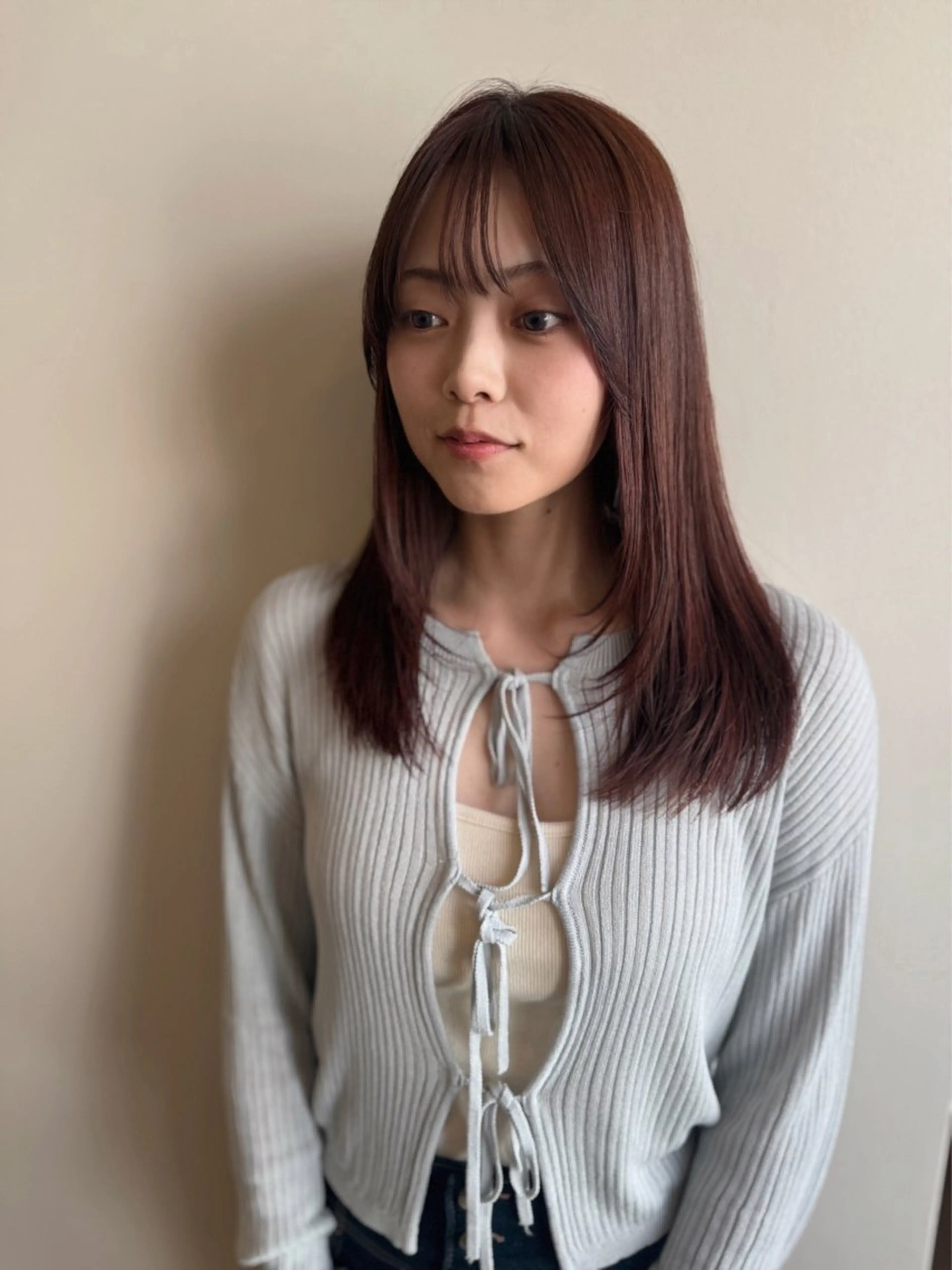 ロング カラー カット ヘアカラー トリートメント U too e’s 鎌倉🌿堀岡千紘のヘアスタイル