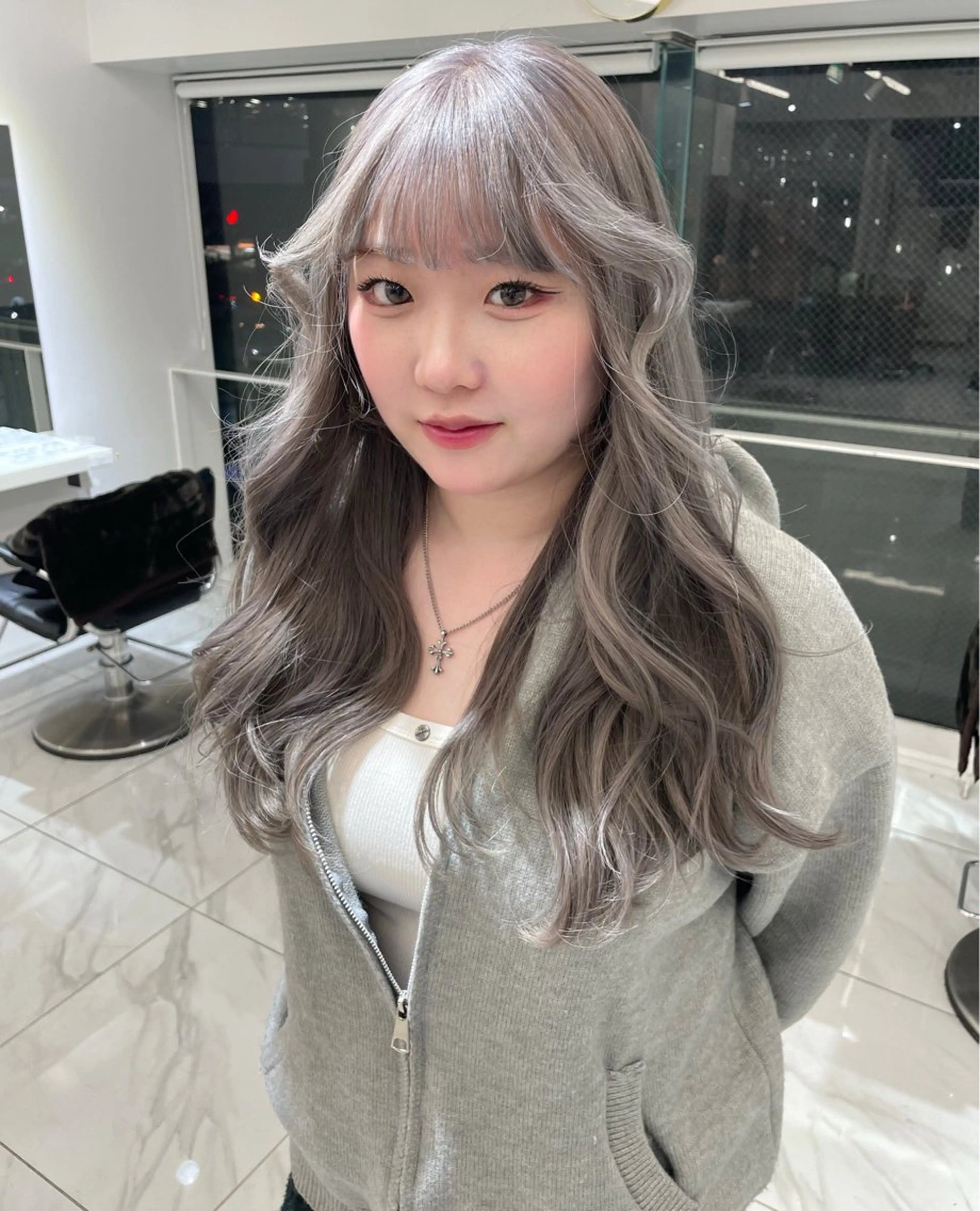 ブリーチリタッチ➕カラー➕トリートメントの写真