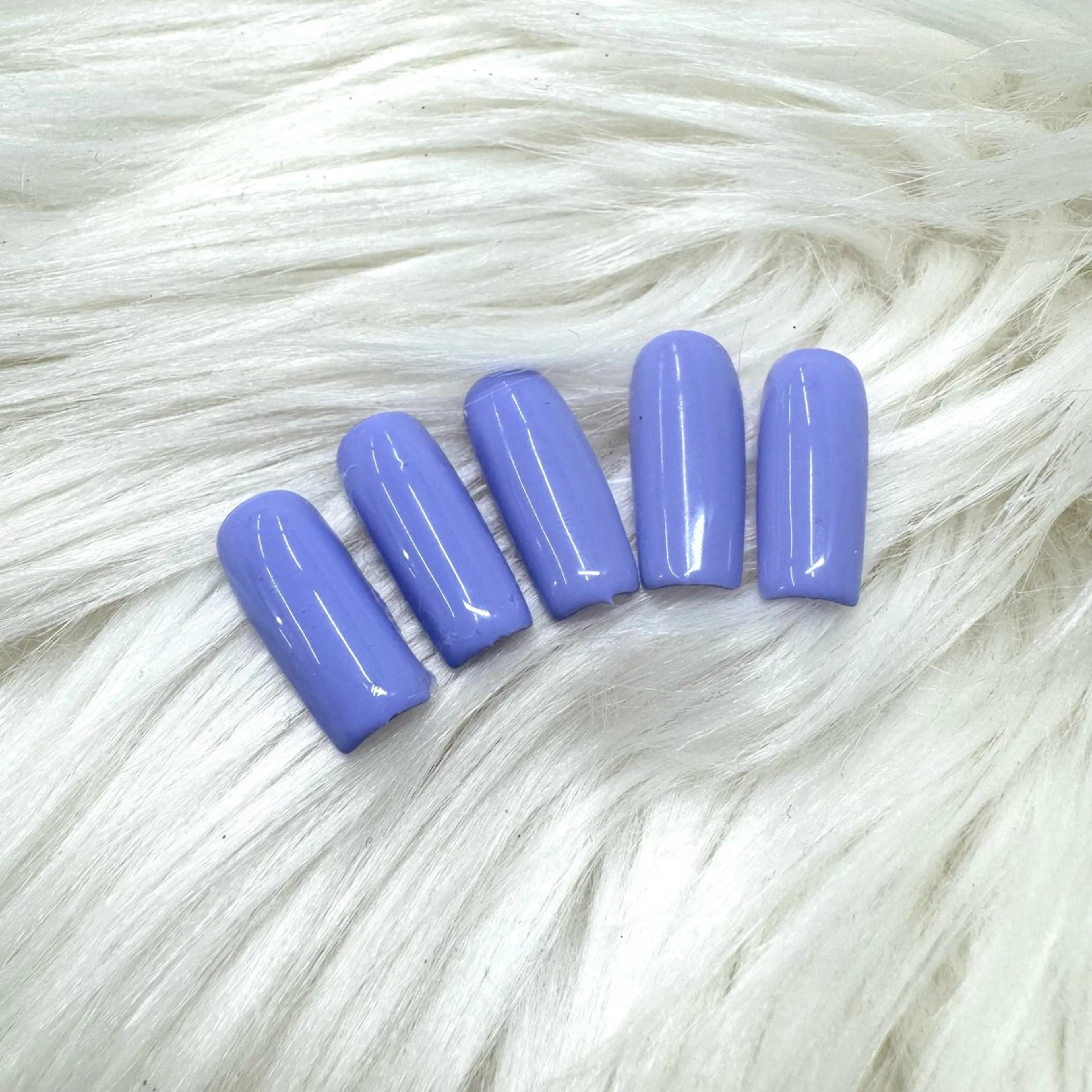 ネイル ワンカラーネイル パープル 大塚 澄玲のネイルデザイン