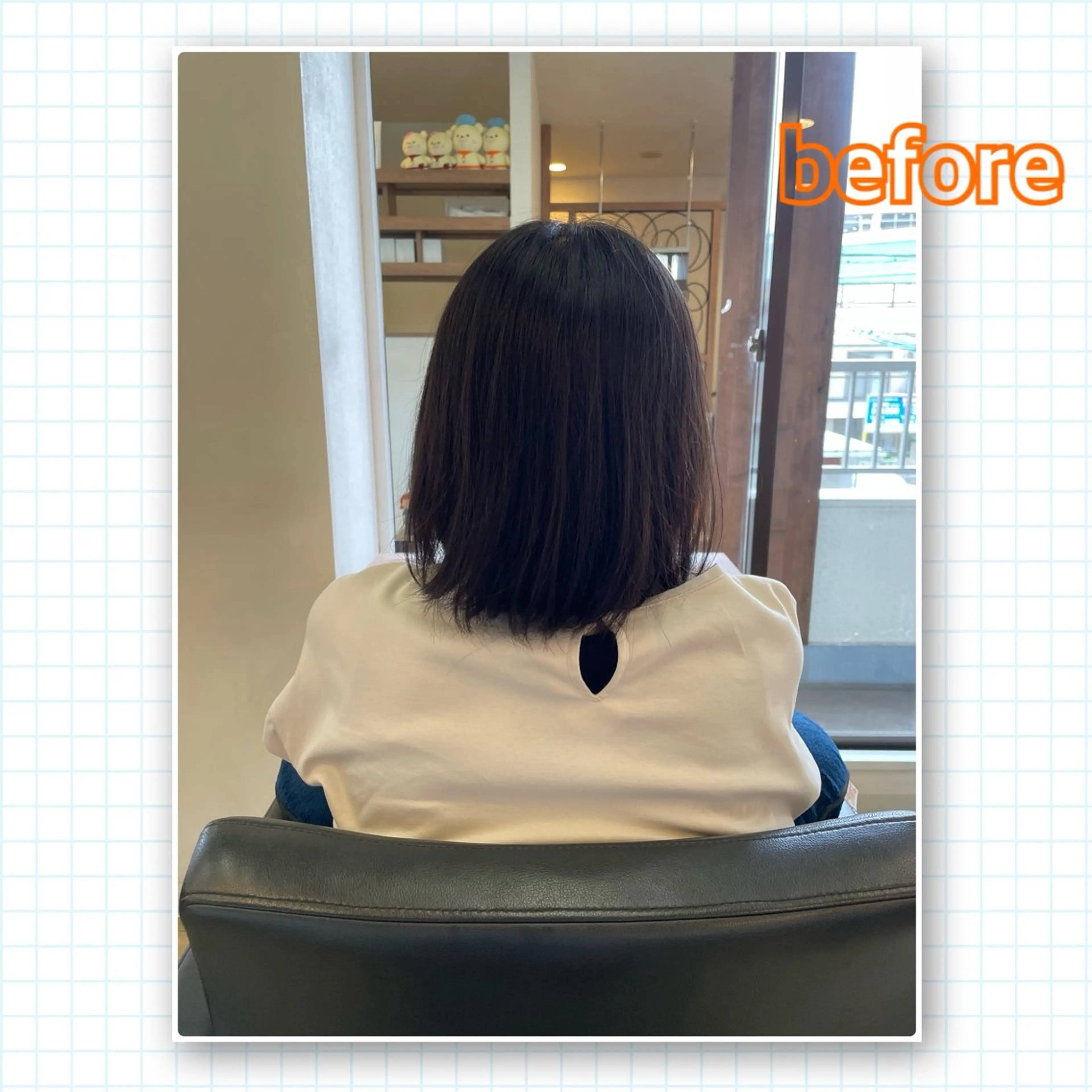 ミディアム アミーベル🧸🧡 井口店✂️しおりのヘアスタイル