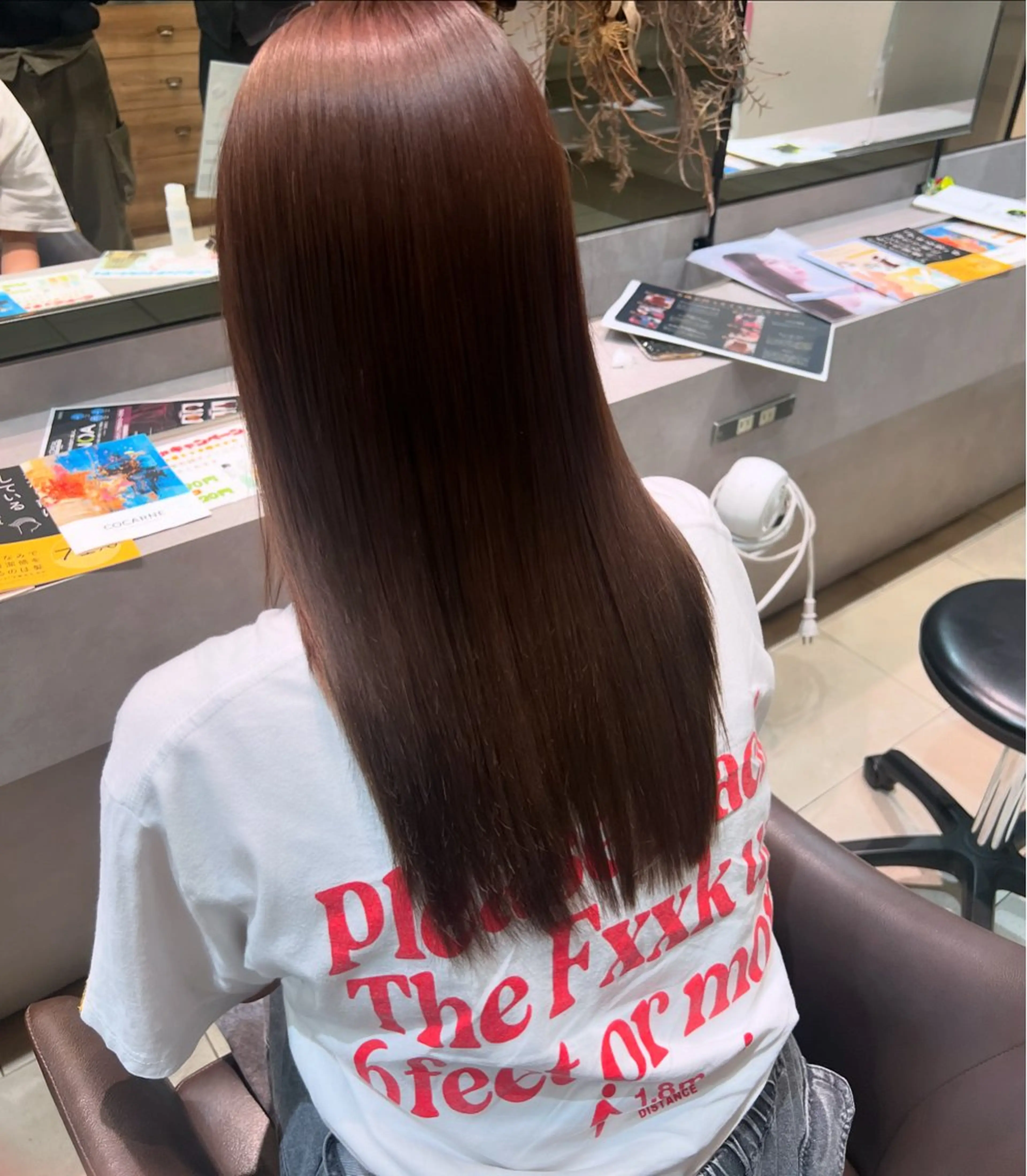 セミロング パーマ 酸性ストレート ストレートパーマ カット 縮毛矯正 🫧Ai/ ロロネー森ノ宮💖のヘアスタイル
