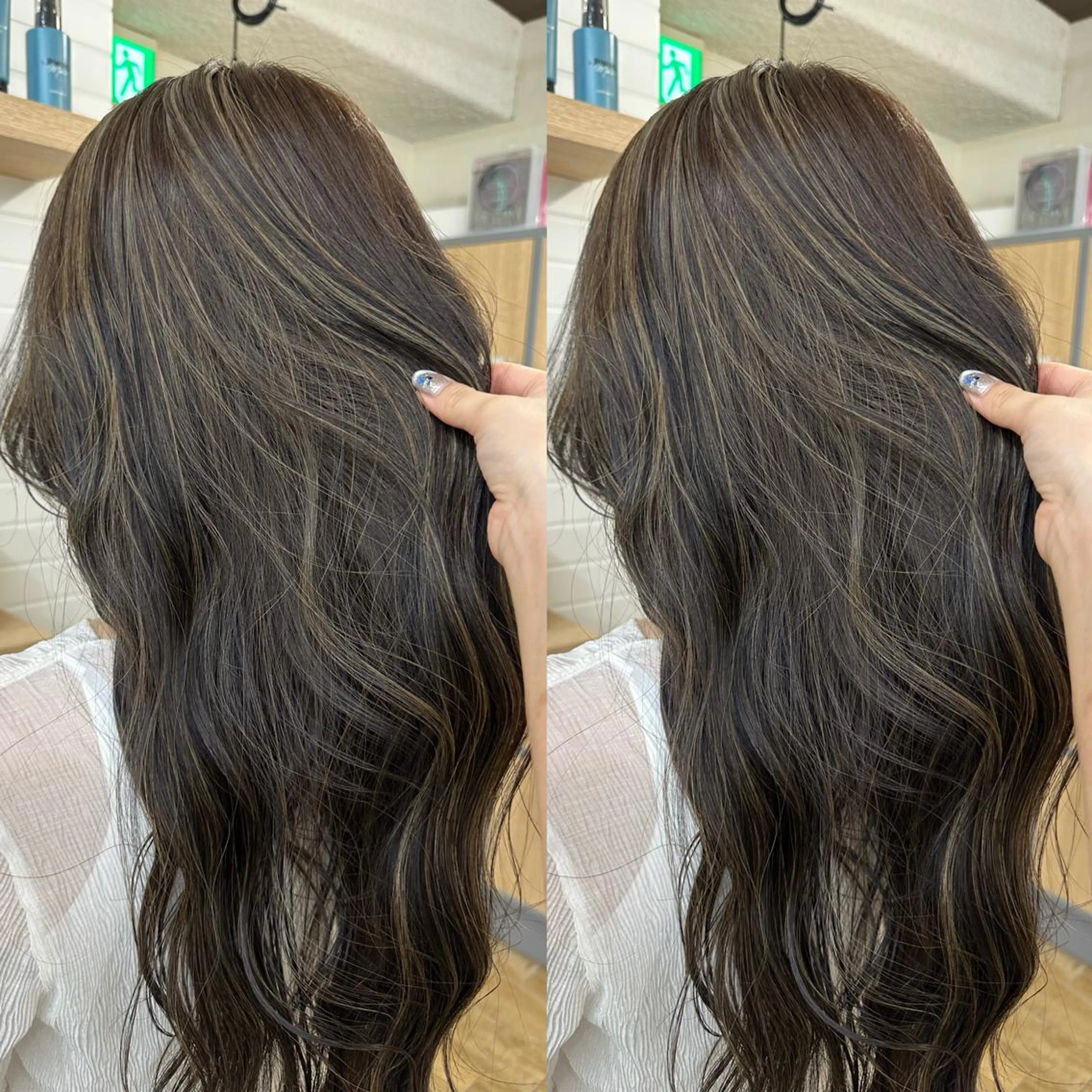 カラー 美髪縮毛矯正🫧 艶カラー/スズカのヘアスタイル