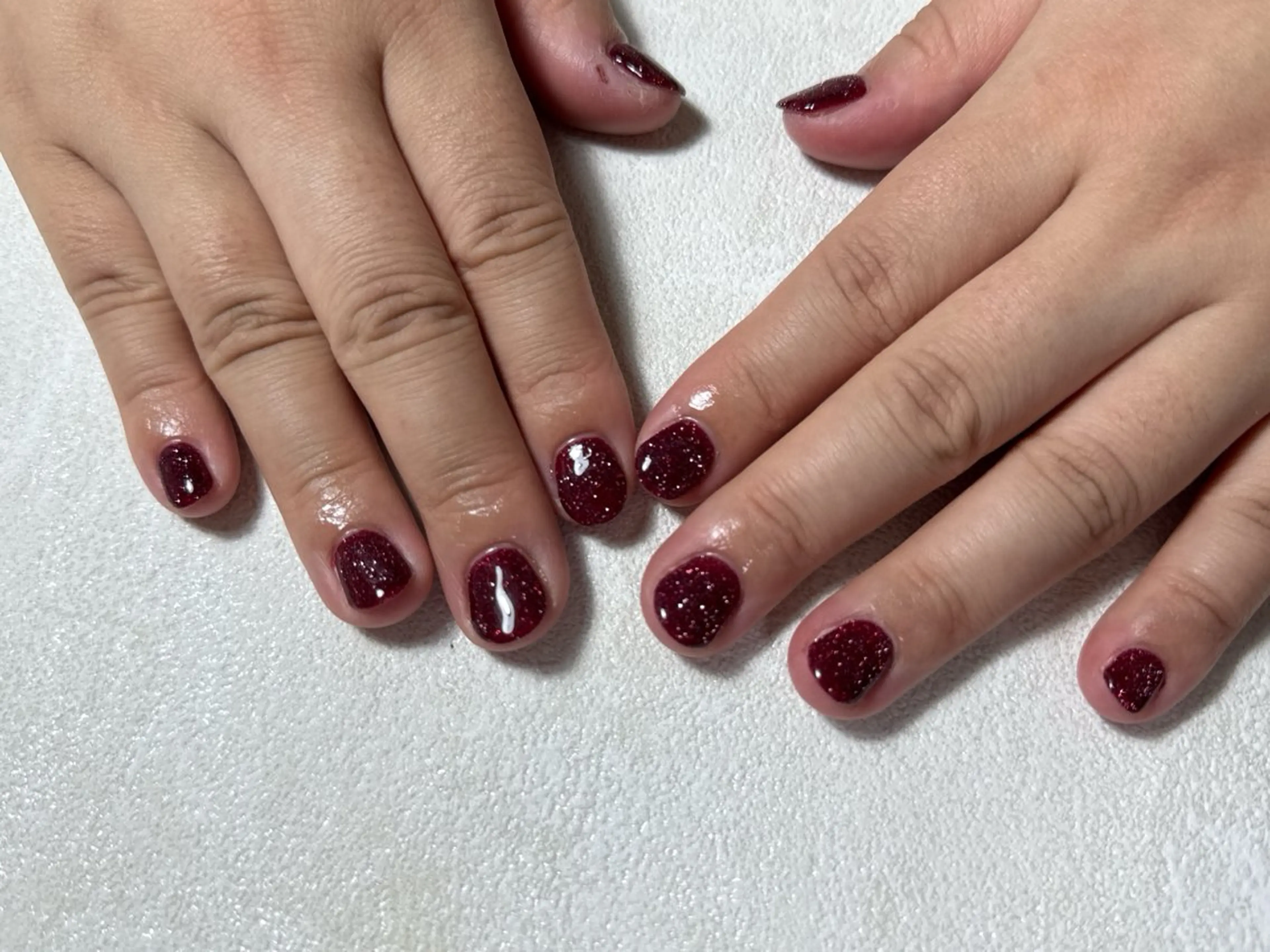 ネイル オーロラネイル フラッシュネイル フットネイル フレンチネイル ジェルネイル ハンドネイル Mogu nail 二子玉川のネイルデザイン