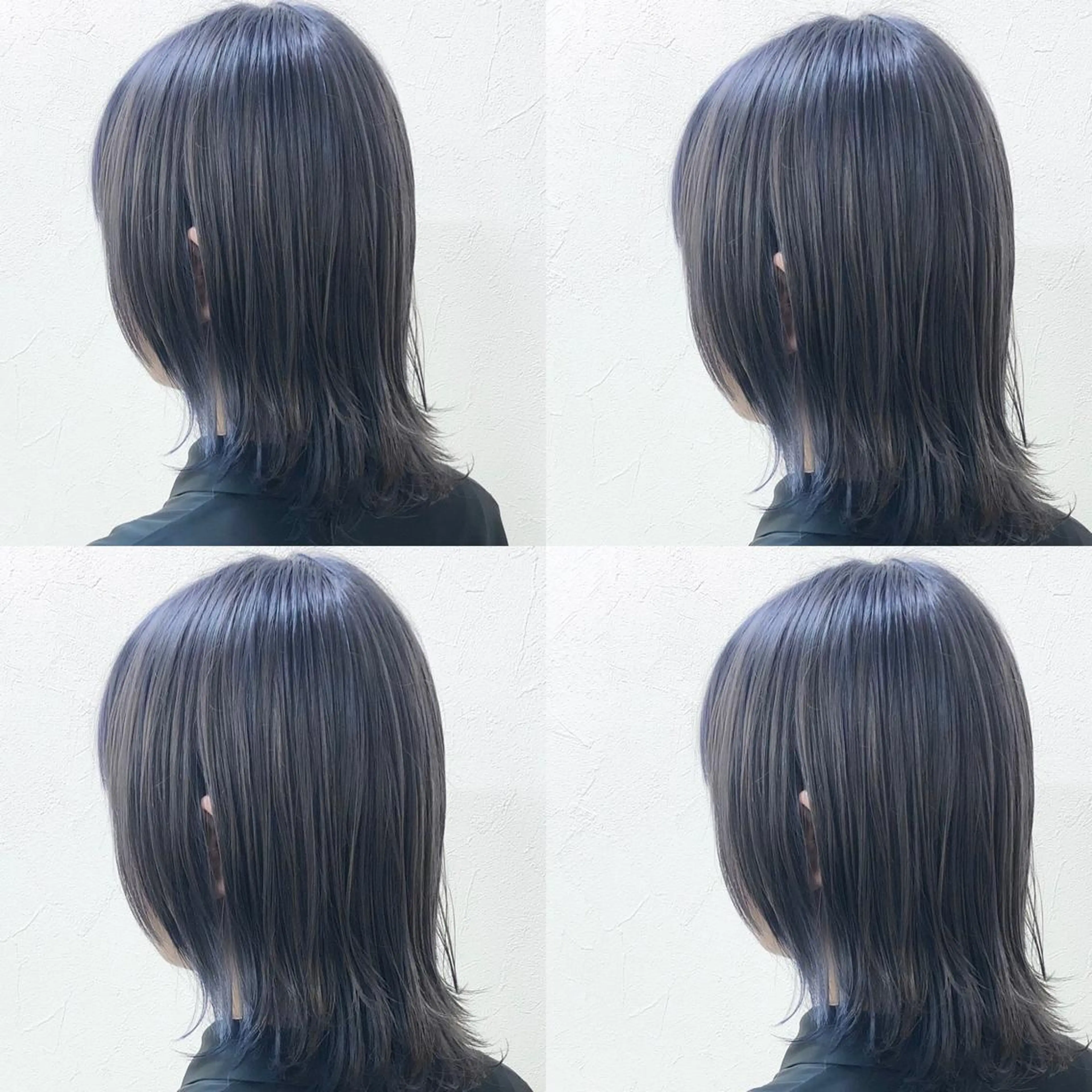 ミディアム カラー ヘアカラー Hanna by W_SALONのヘアスタイル