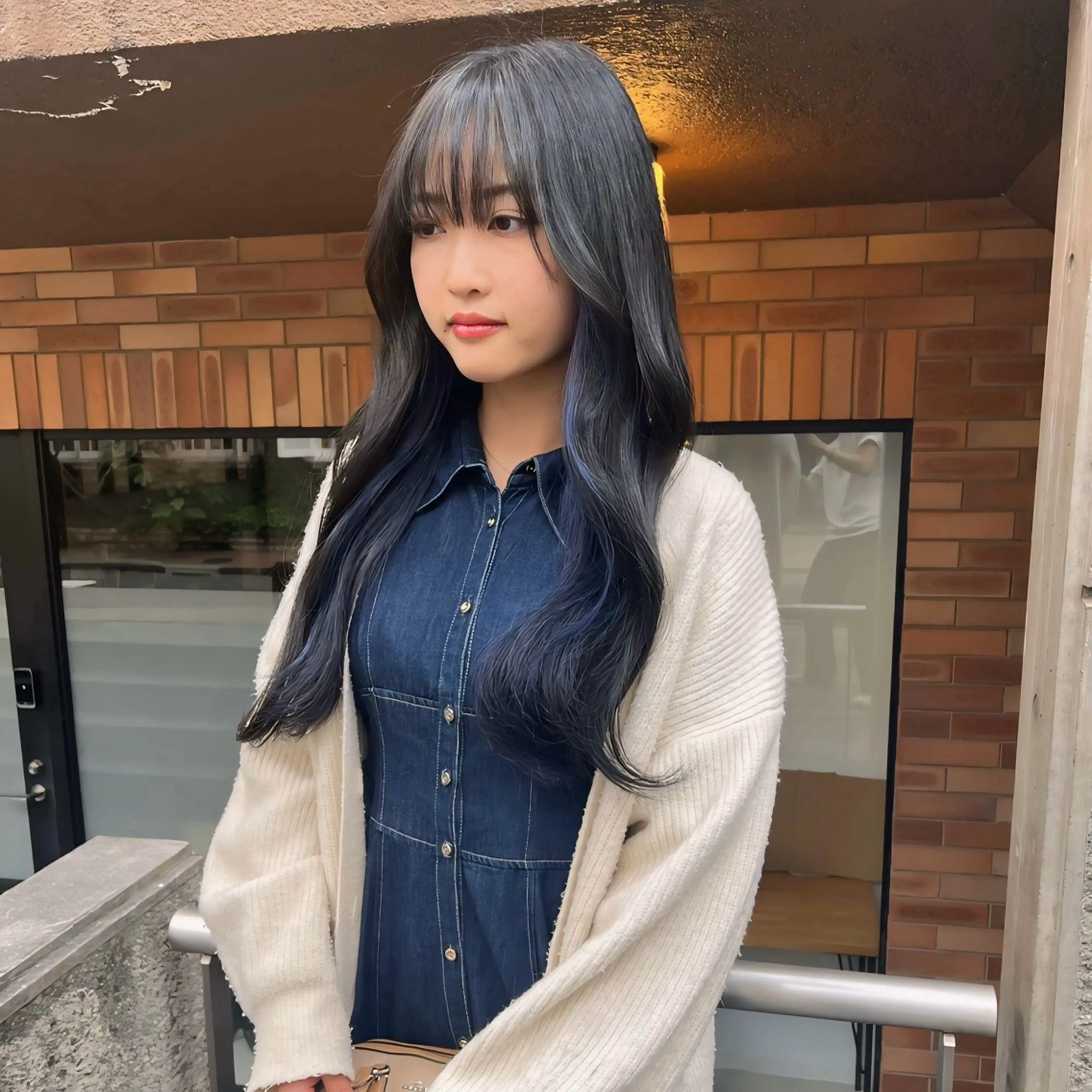 ロング カラー ブリーチ インナーカラー ヘアカラー トリートメント 艶髪カラー✨似合わせ No.1🥇渡辺康貴のヘアスタイル