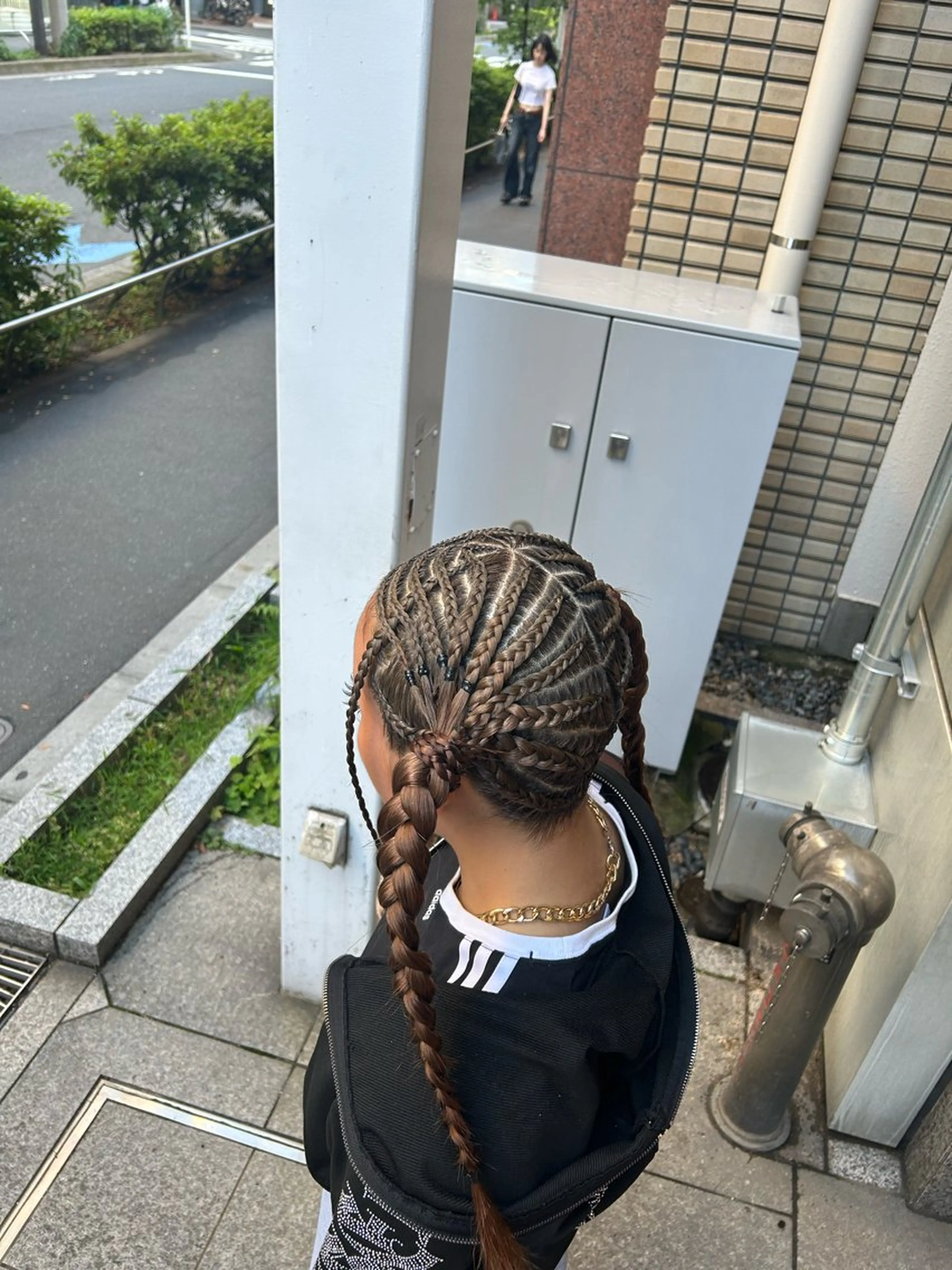 セミロング ヘアアレンジ ヘアセット ブラックヘア🧜‍♂ 😈itsuki👿のヘアスタイル